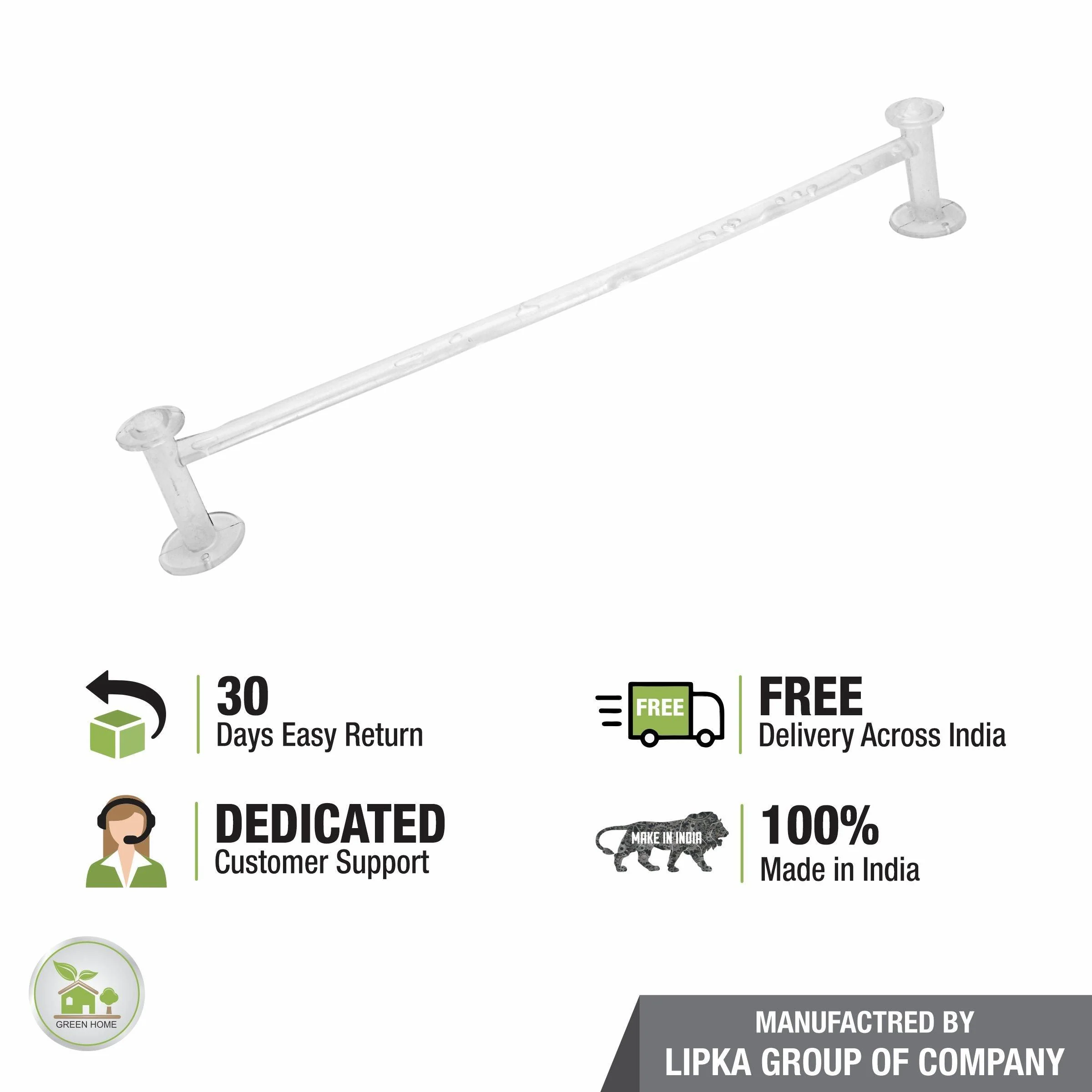 ABS Round Towel Rod (21 Inches) - LIPKA - Image 3