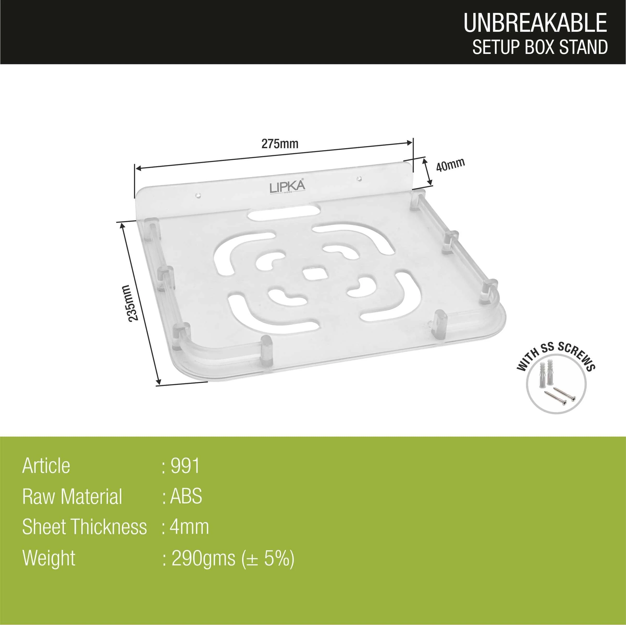 ABS Set up Box Stand (5 x 16 Inches) - LIPKA - Image 3