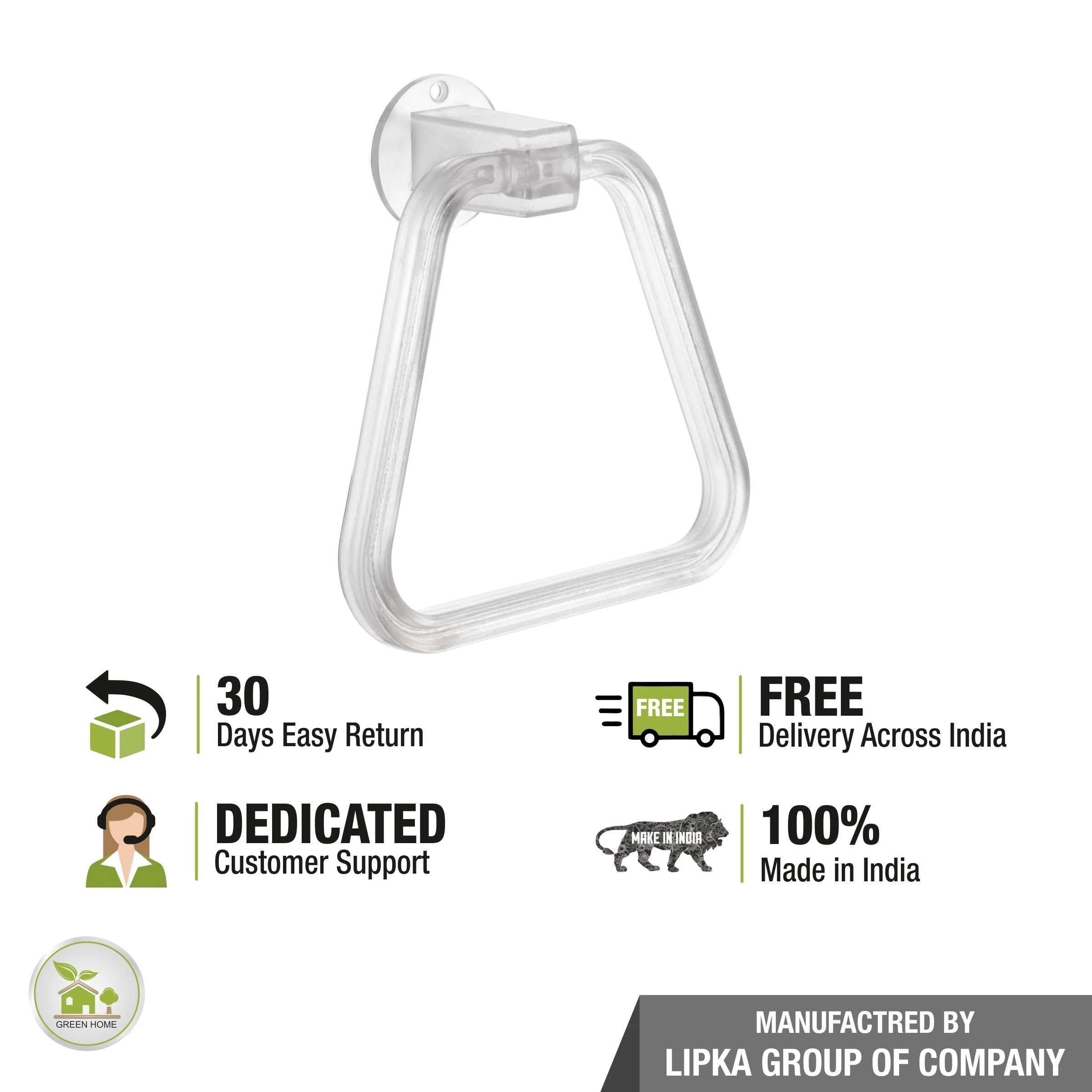 ABS Square Towel Ring - LIPKA - Image 4