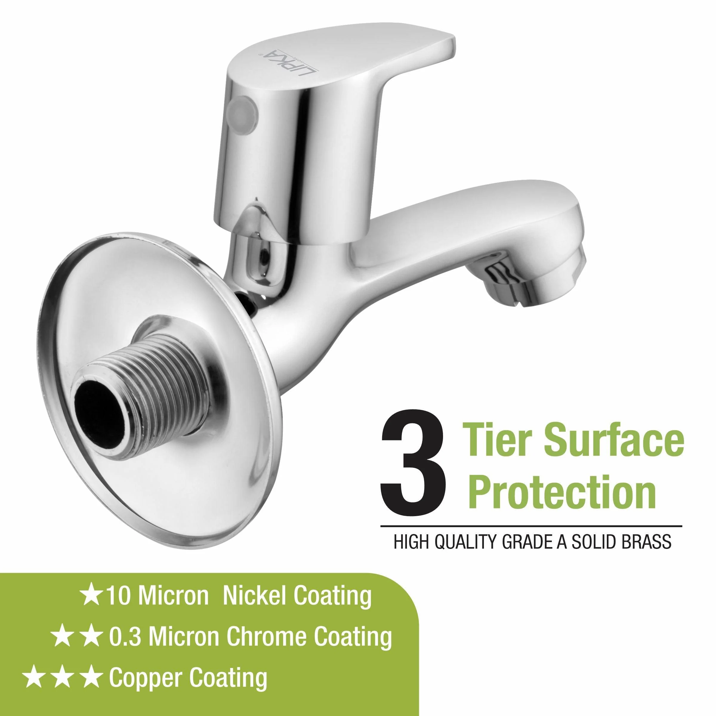 Apple Bib Tap Long Body Brass Faucet - LIPKA - Image 4