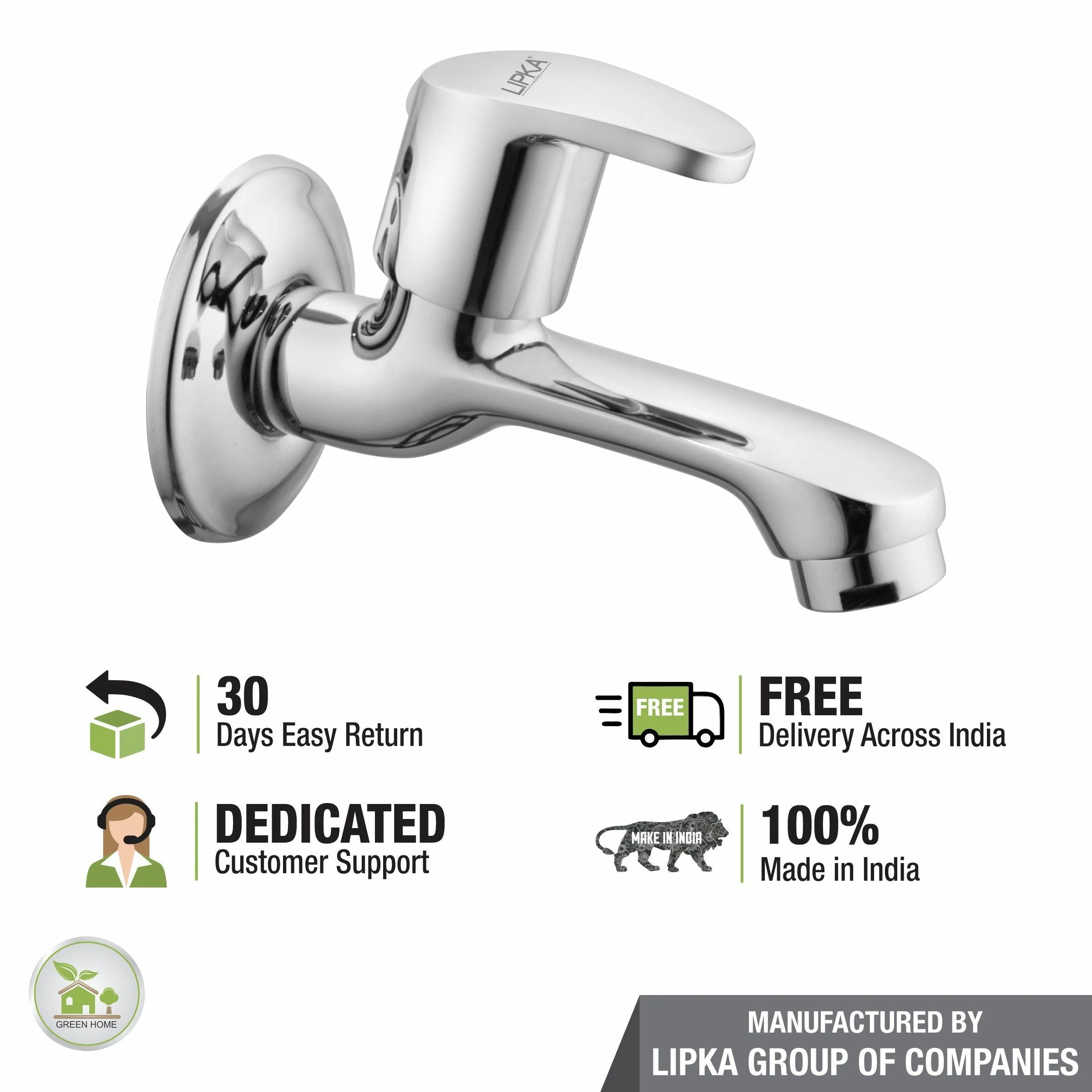 Apple Bib Tap Long Body Brass Faucet - LIPKA - Image 6