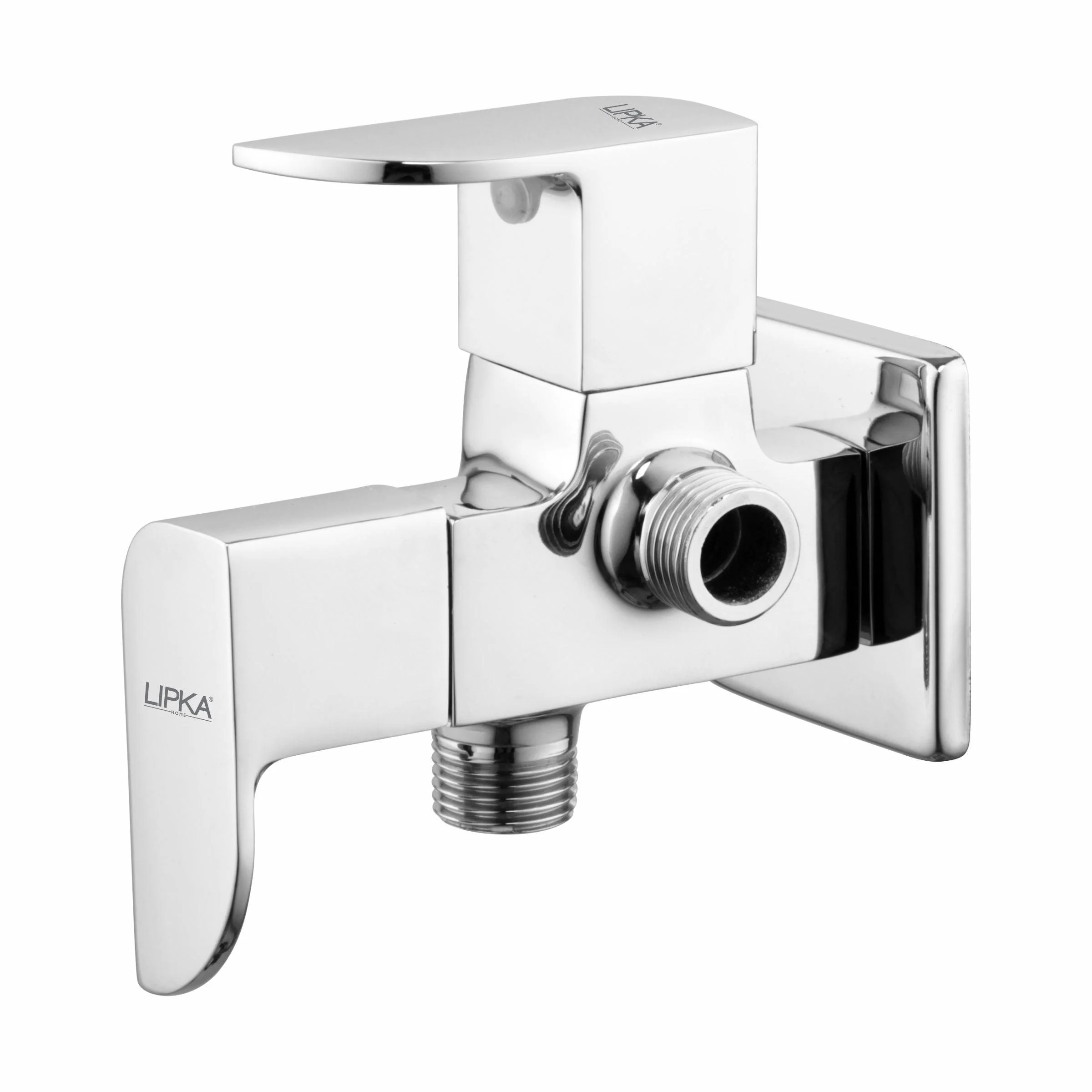Arise Angle Valve Two Way Double Handle Brass Faucet - LIPKA
