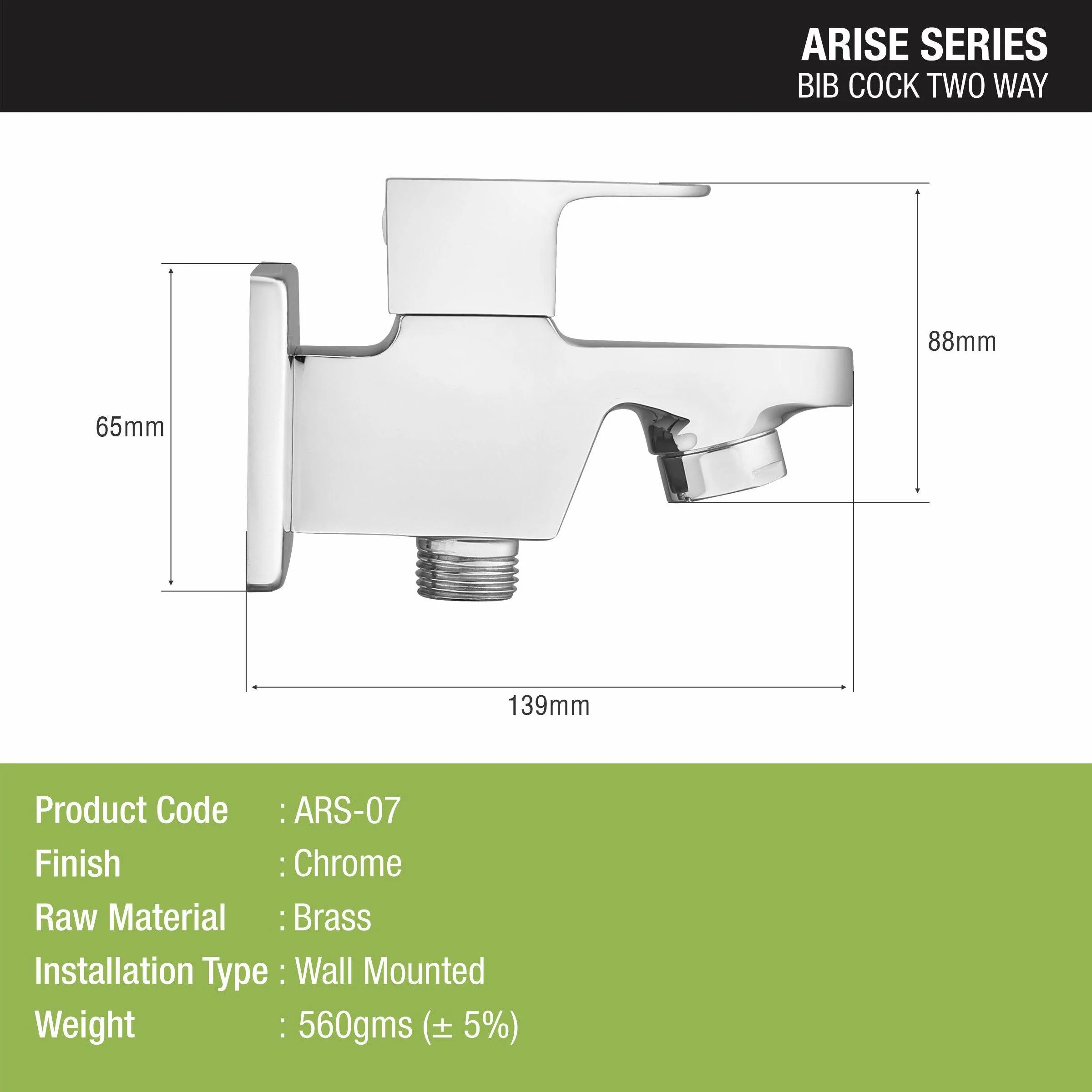 Arise Two Way Bib Tap Faucet - LIPKA - Image 2