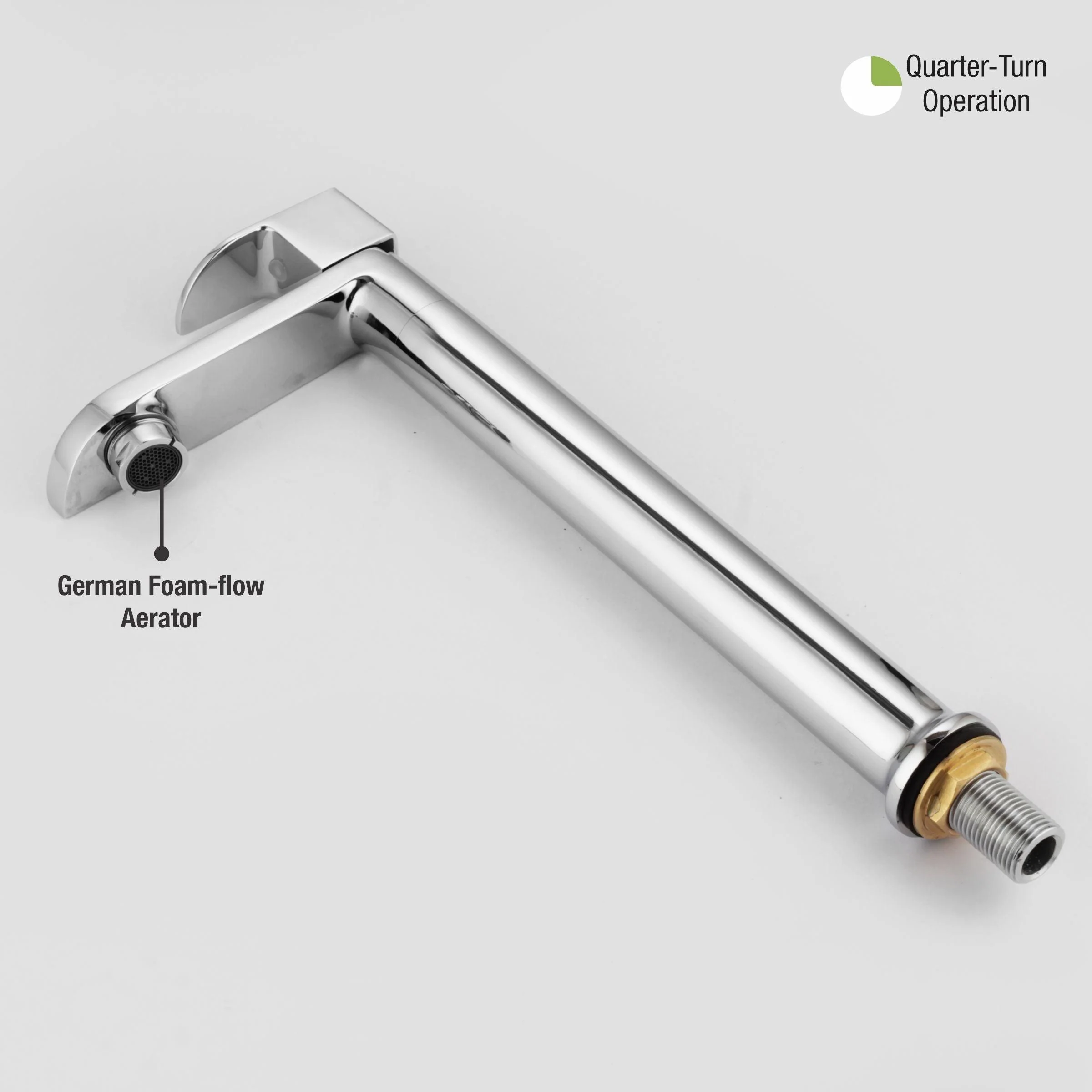 Arise Pillar Tap Tall Body Brass Faucet- LIPKA - Image 5