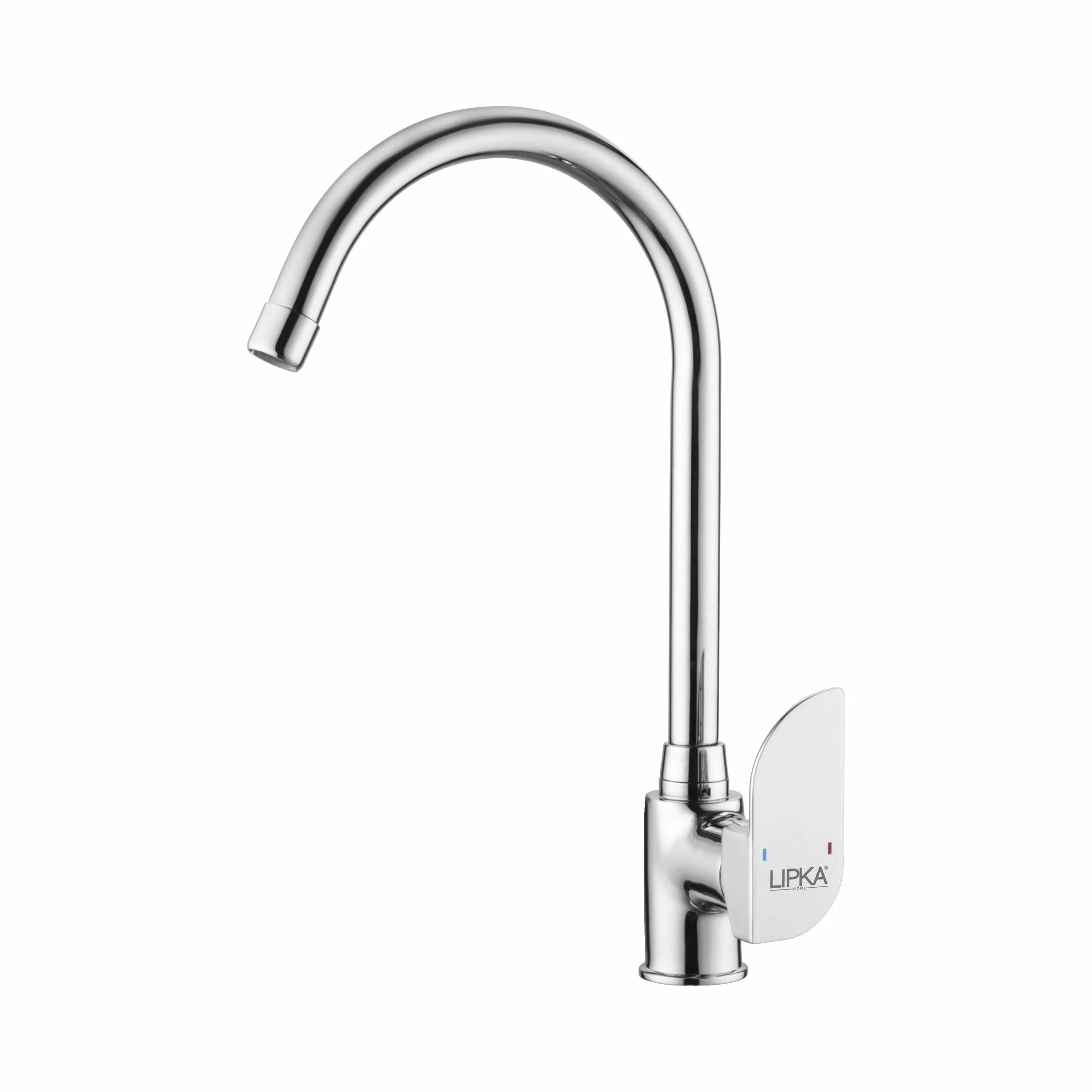 Arise Single Lever Table Mount Sink Mixer Brass Faucet with Round Swivel Spout (20 Inches) - LIPKA