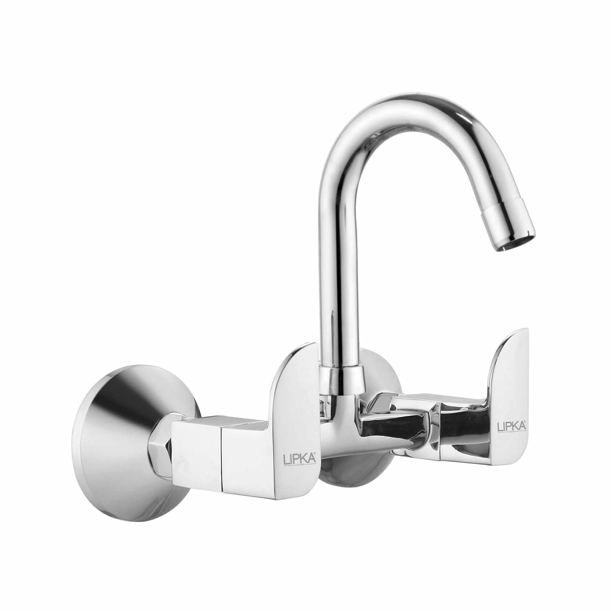 Arise Sink Mixer Brass Faucet with Round Swivel Spout (12 Inches) - LIPKA