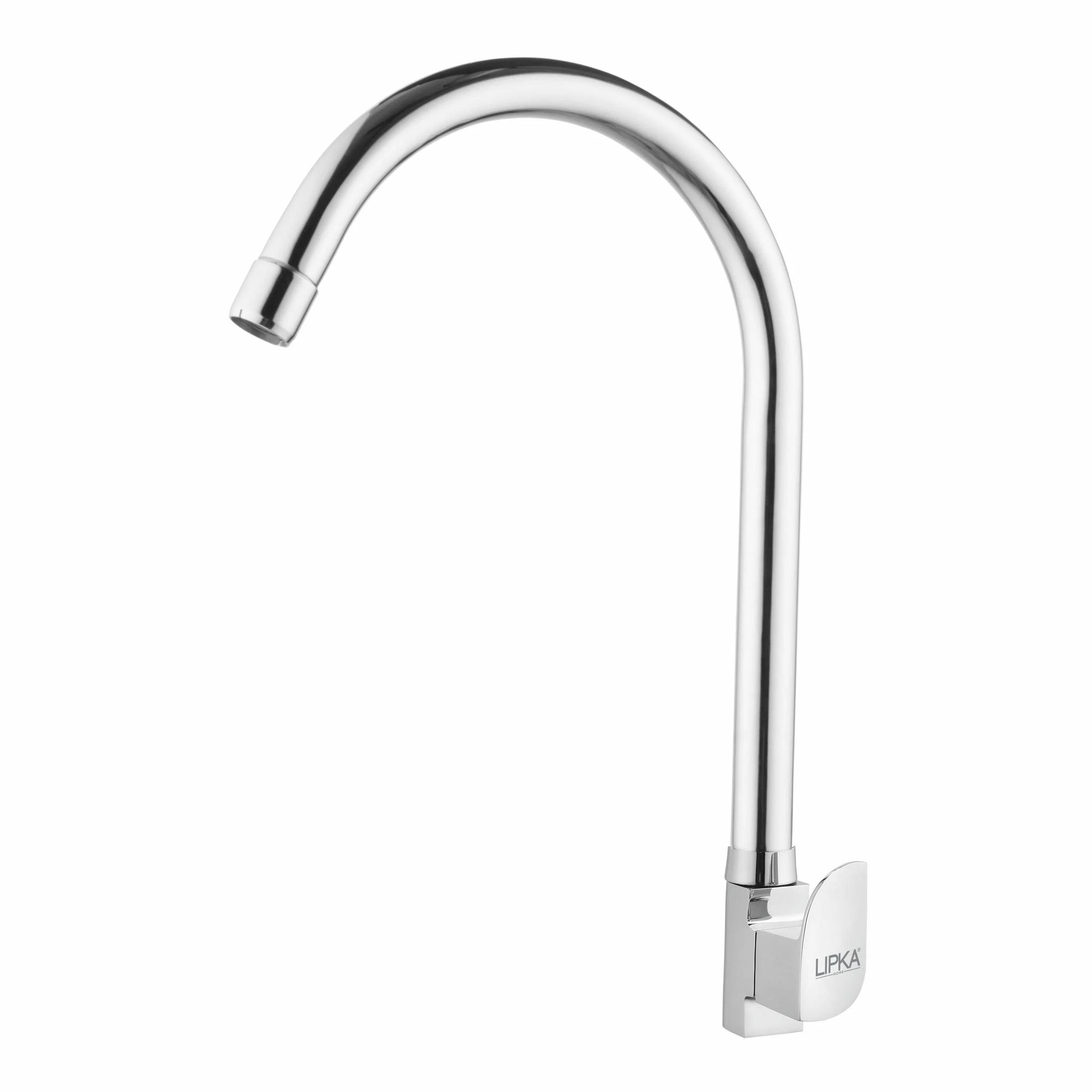 Arise Swan Neck Brass Faucet with Round Swivel Spout (20 Inches) - LIPKA
