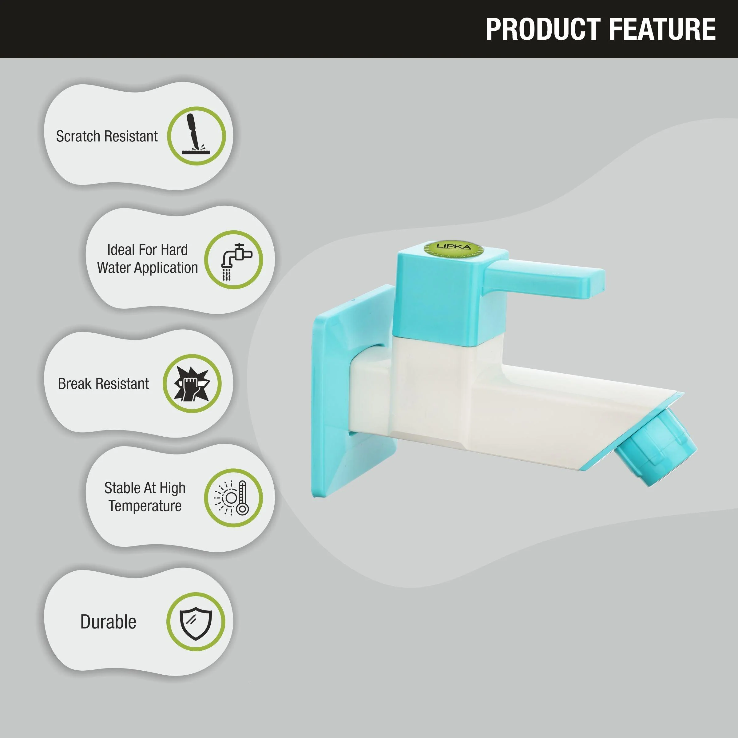 Aura Bib Tap PTMT Faucet - LIPKA - Image 5