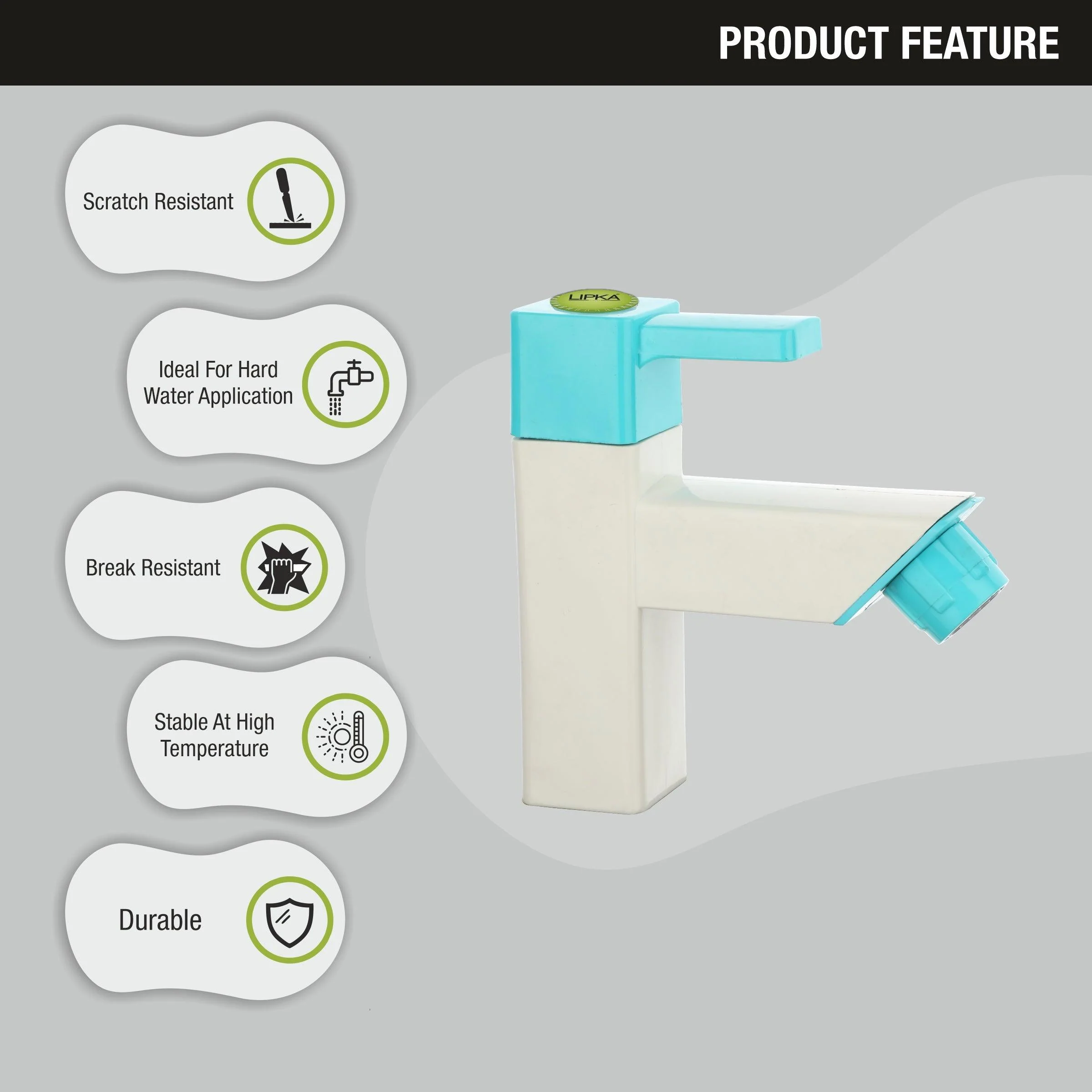 Aura Pillar Tap PTMT Faucet - LIPKA - Image 4