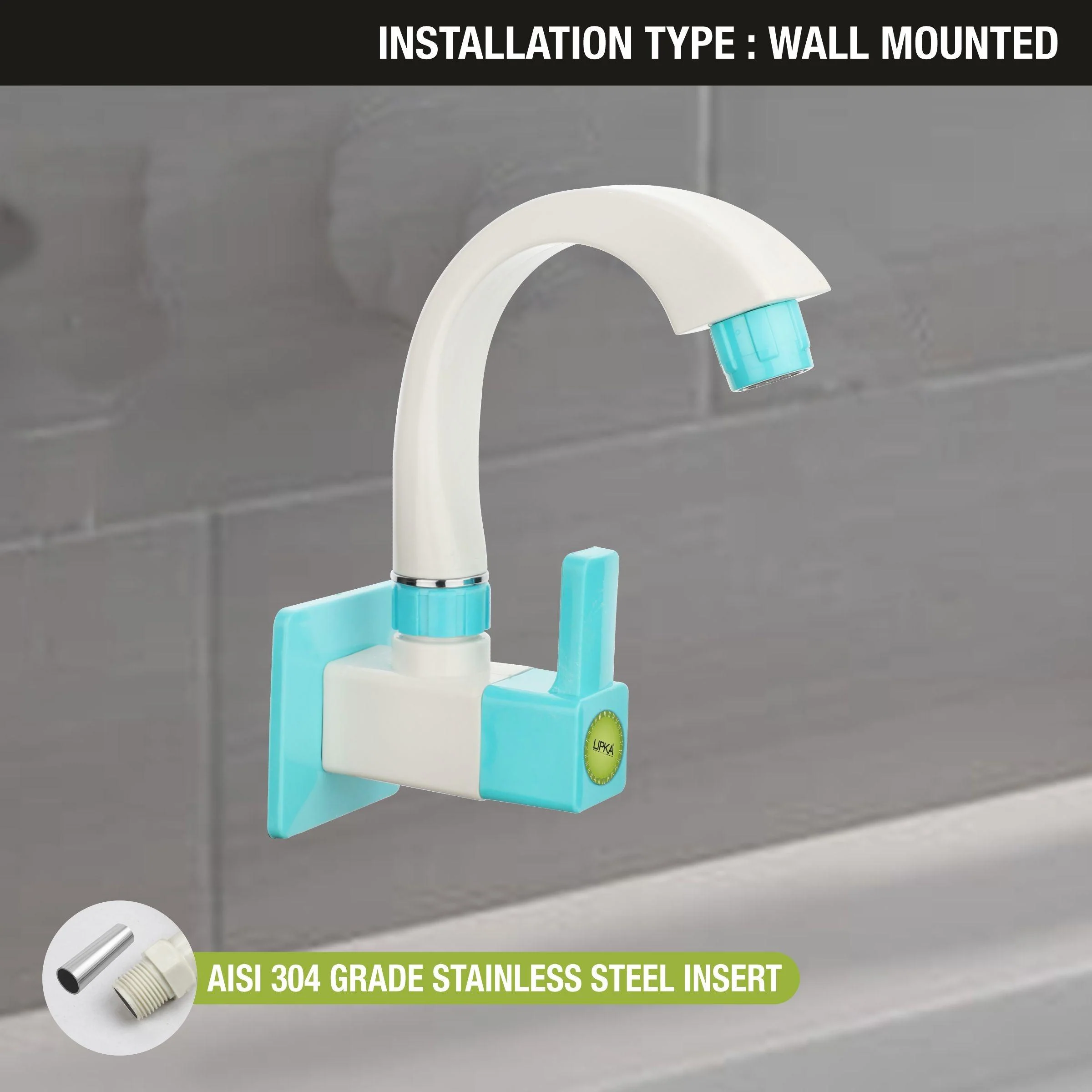 Aura Sink Tap with Swivel Spout PTMT Faucet- LIPKA - Image 3
