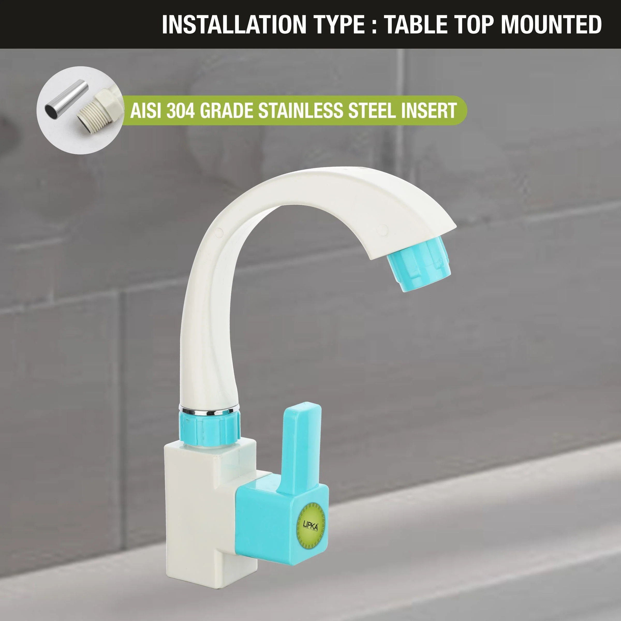 Aura PTMT Swan Neck Faucet - LIPKA - Image 3
