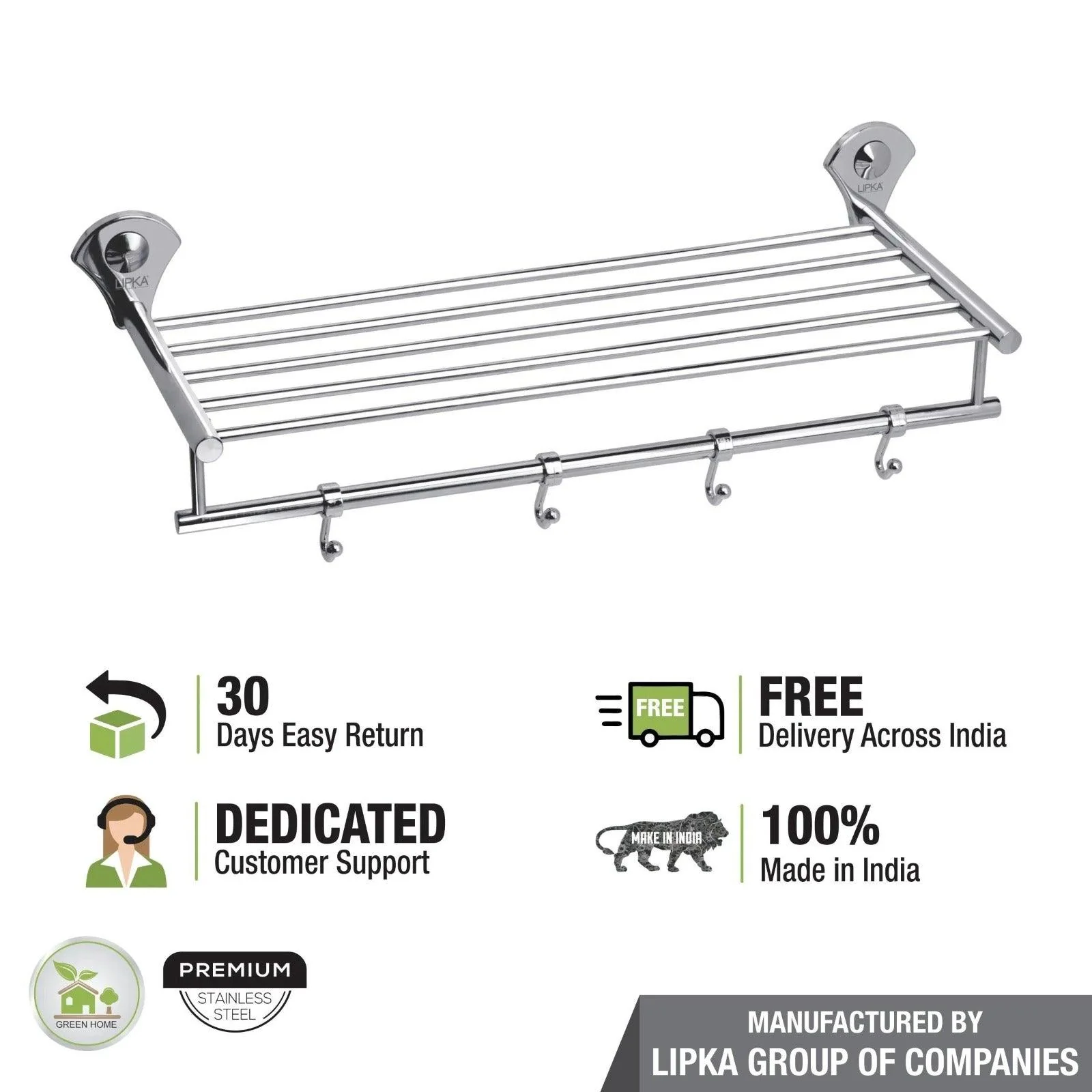 Butterfly Towel Rack (24 Inches) - LIPKA - Image 4