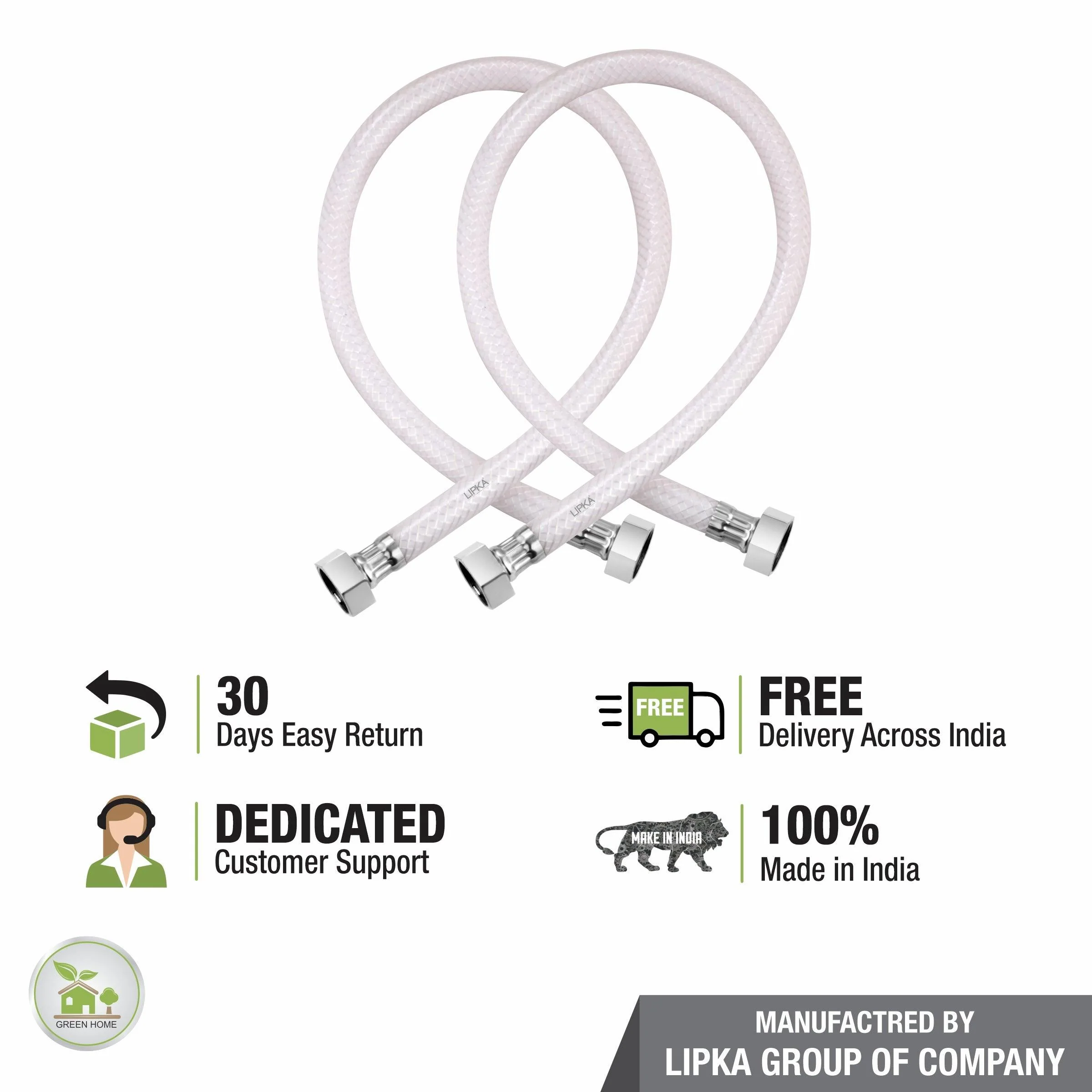 Connection Pipe PVC (12 Inches) (Pack of 2) - LIPKA - Image 3