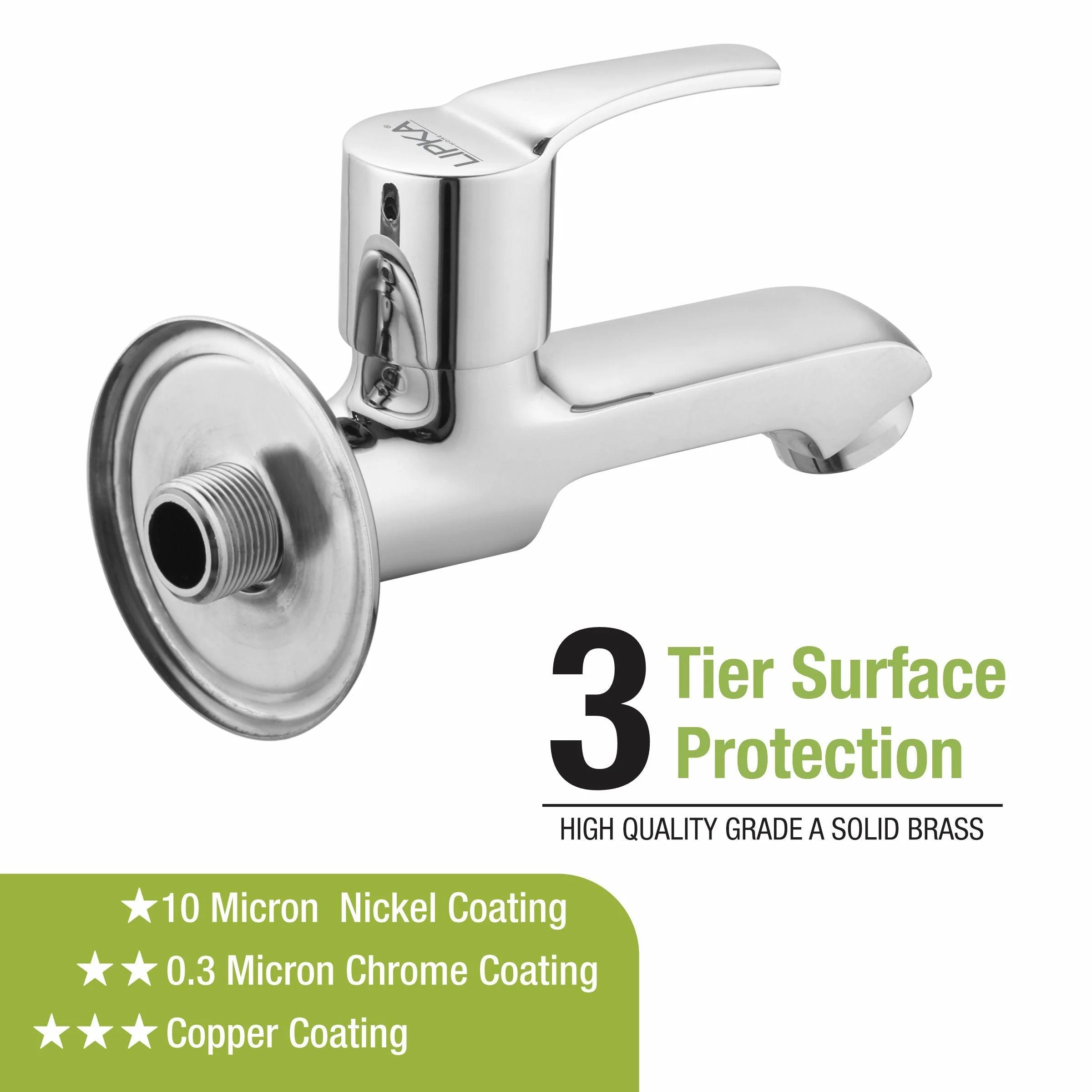 Coral Bib Tap Long Body Brass Faucet - LIPKA - Image 3