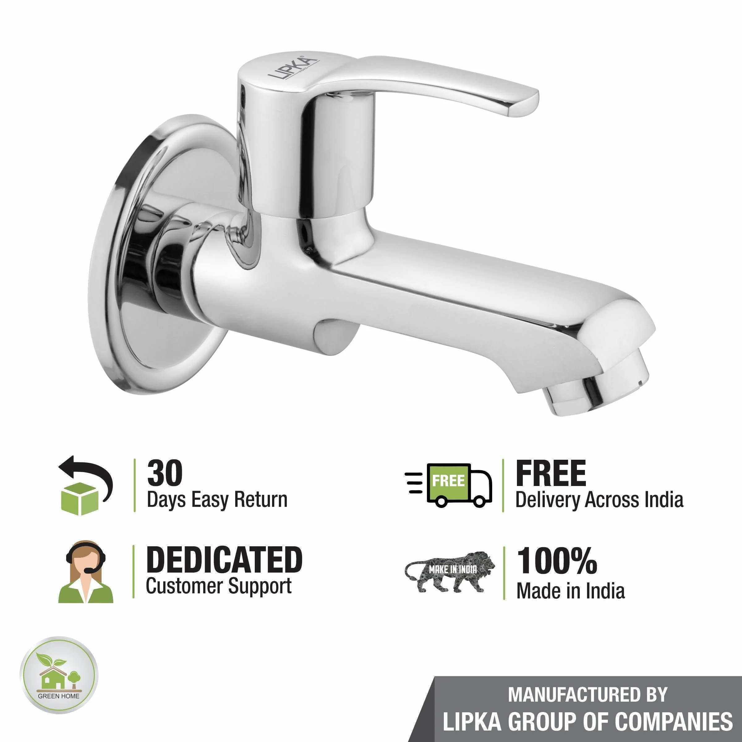 Coral Bib Tap Long Body Brass Faucet - LIPKA - Image 5