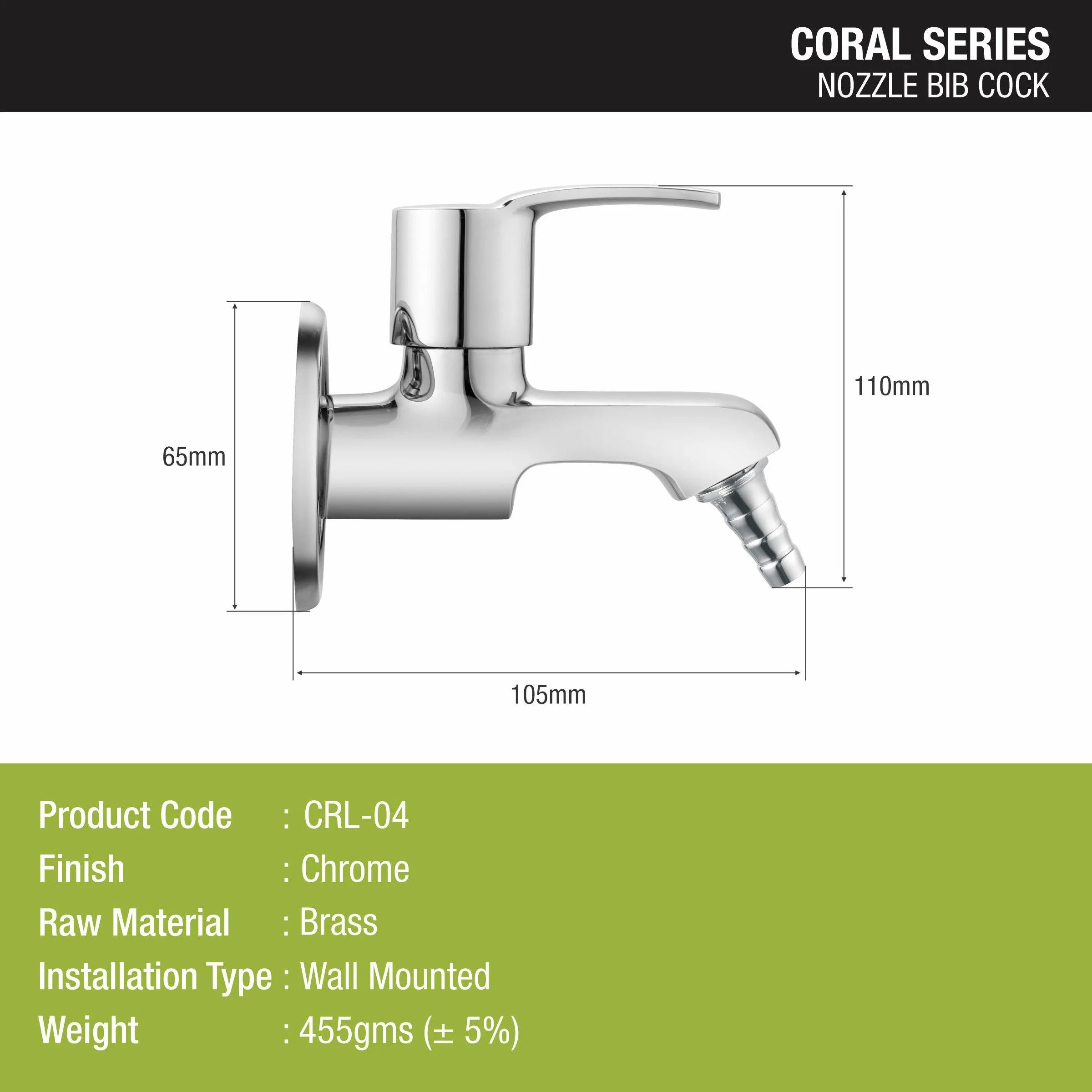 Coral Nozzle Bib Tap Brass Faucet - LIPKA - Image 2