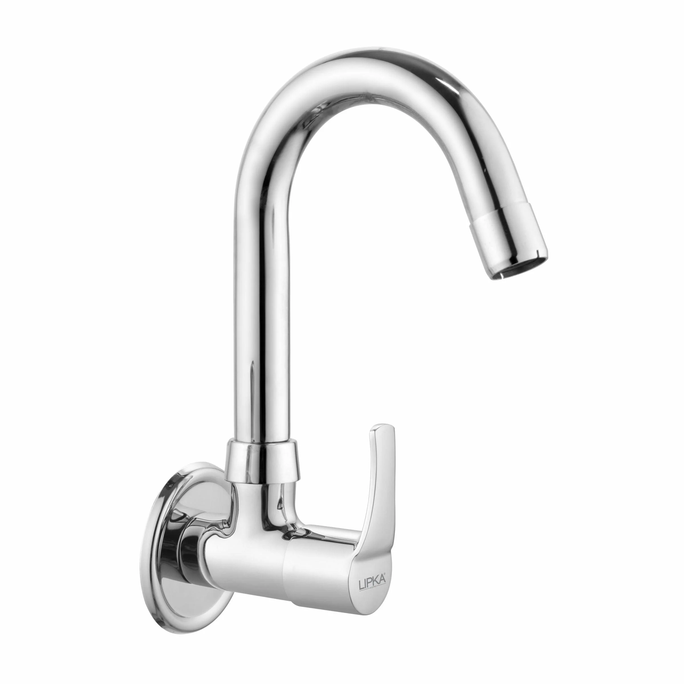 Coral  Sink Tap Brass Faucet with Round Swivel Spout (12 Inches) - LIPKA