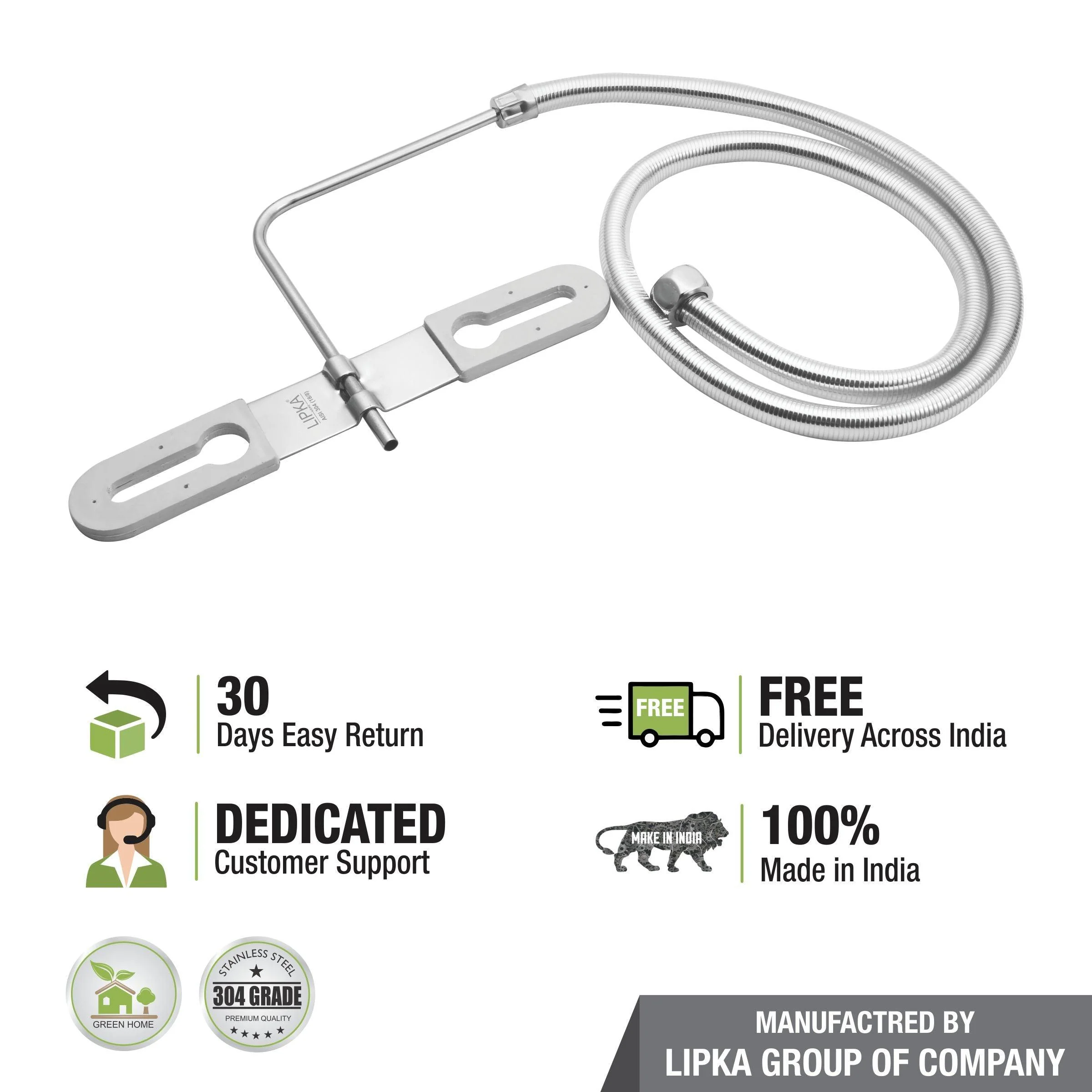 Crystal Deluxe Jet Spray with 304SS Holder & 1.5 Meter Hose - LIPKA - Image 4