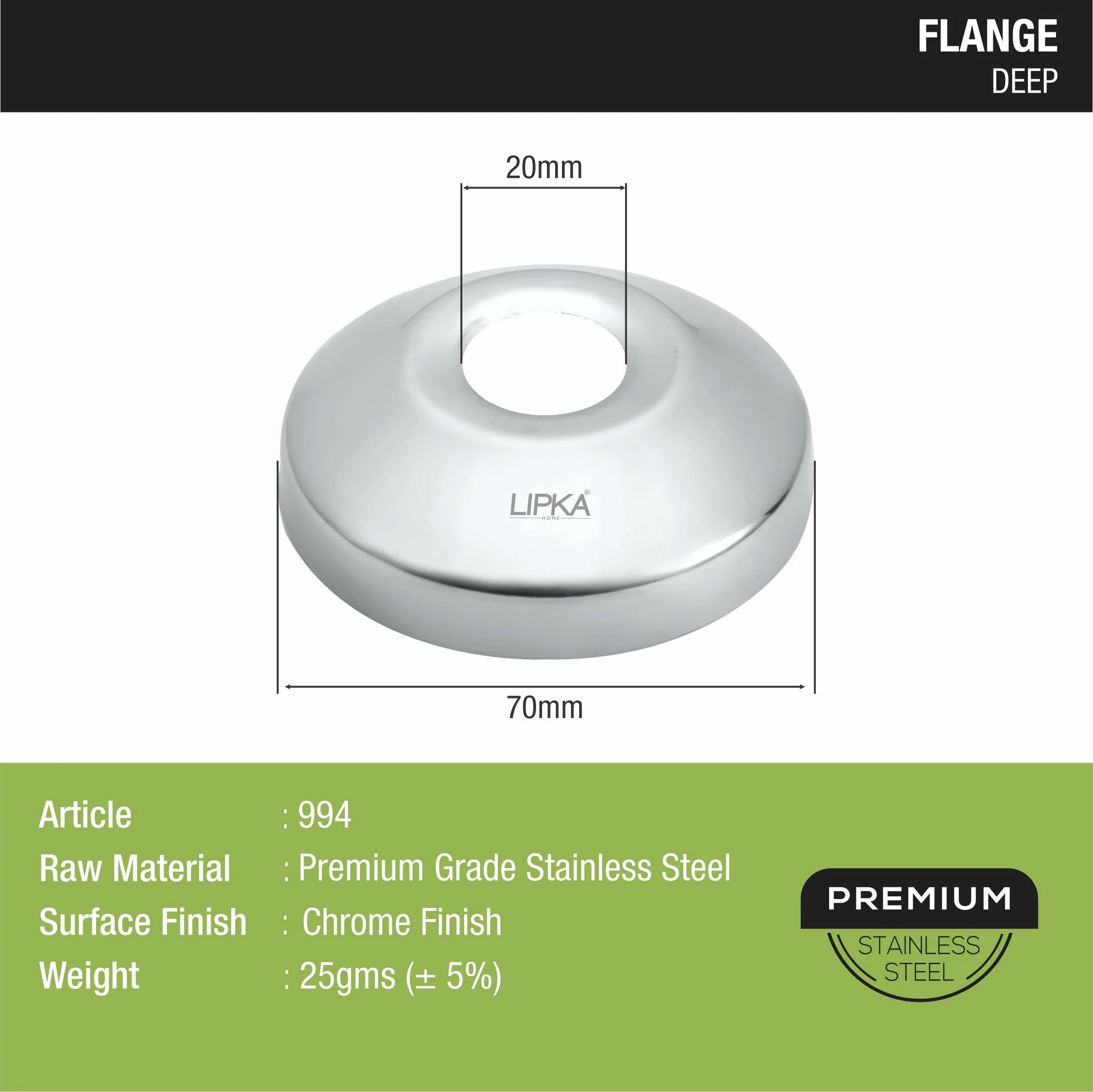Deep Flange Pack of 10 - LIPKA - Image 2