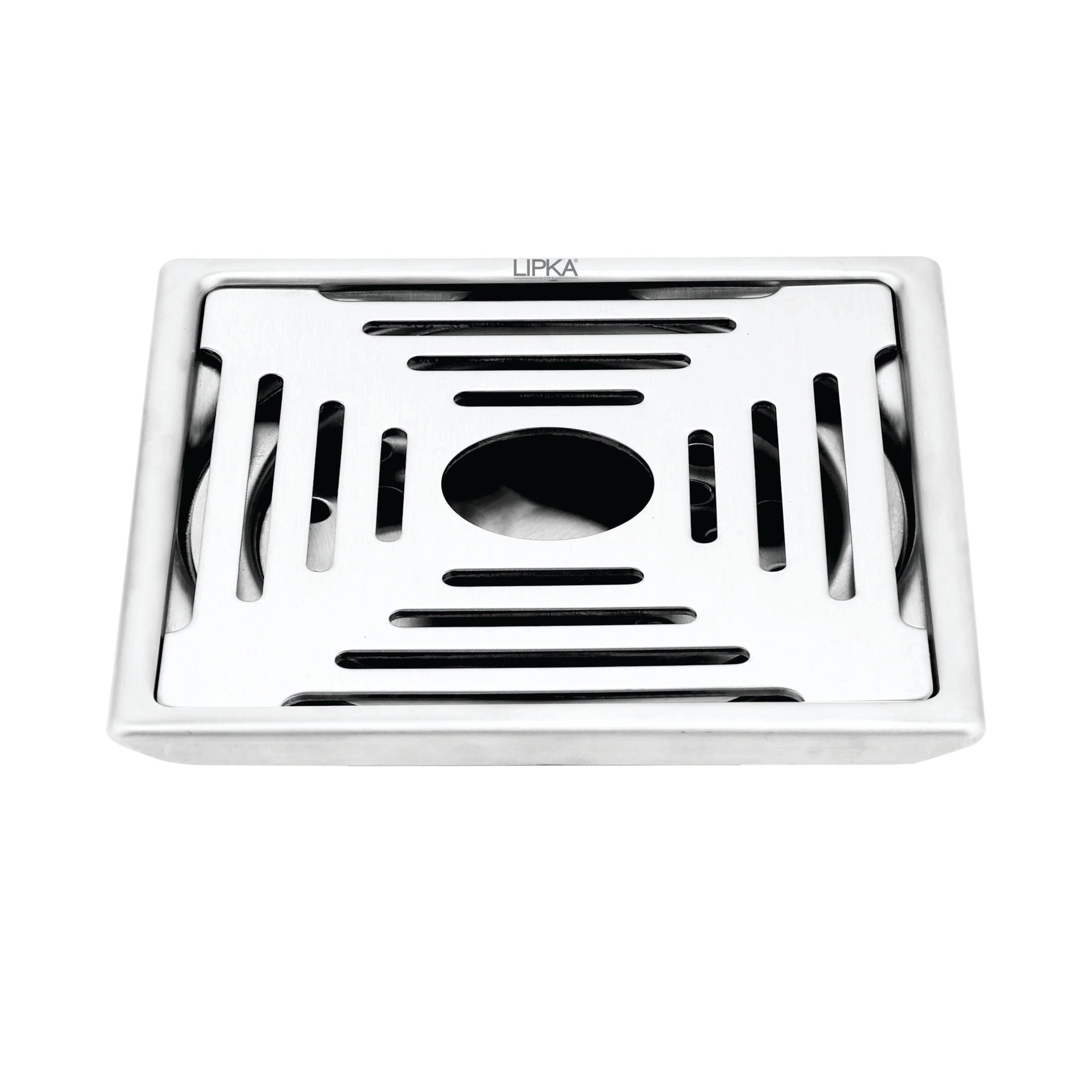 Echo Deluxe Square Floor Drain (6 x 6 Inches) with Hole - LIPKA
