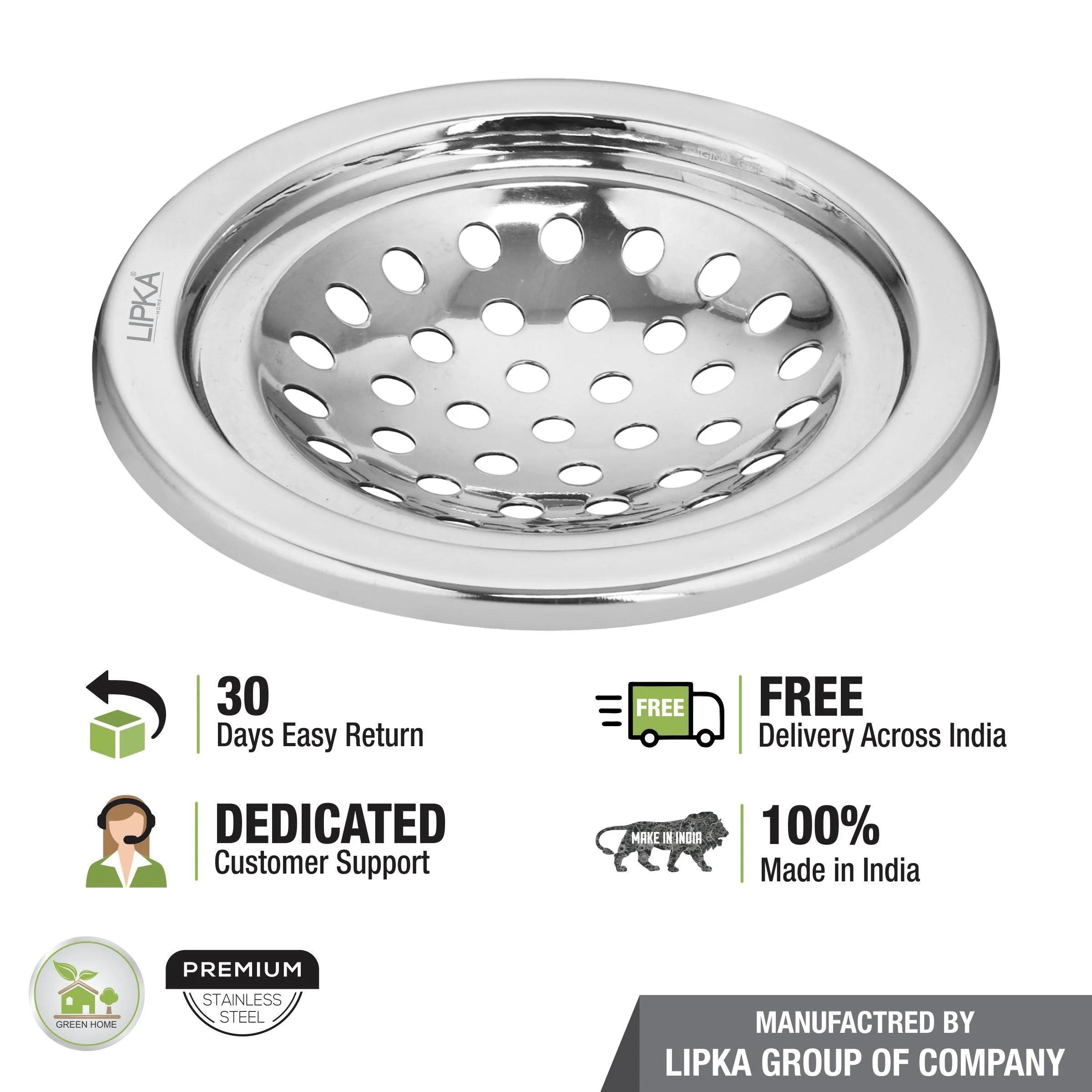 EON Round Floor Drain (5 Inches) - LIPKA - Image 4