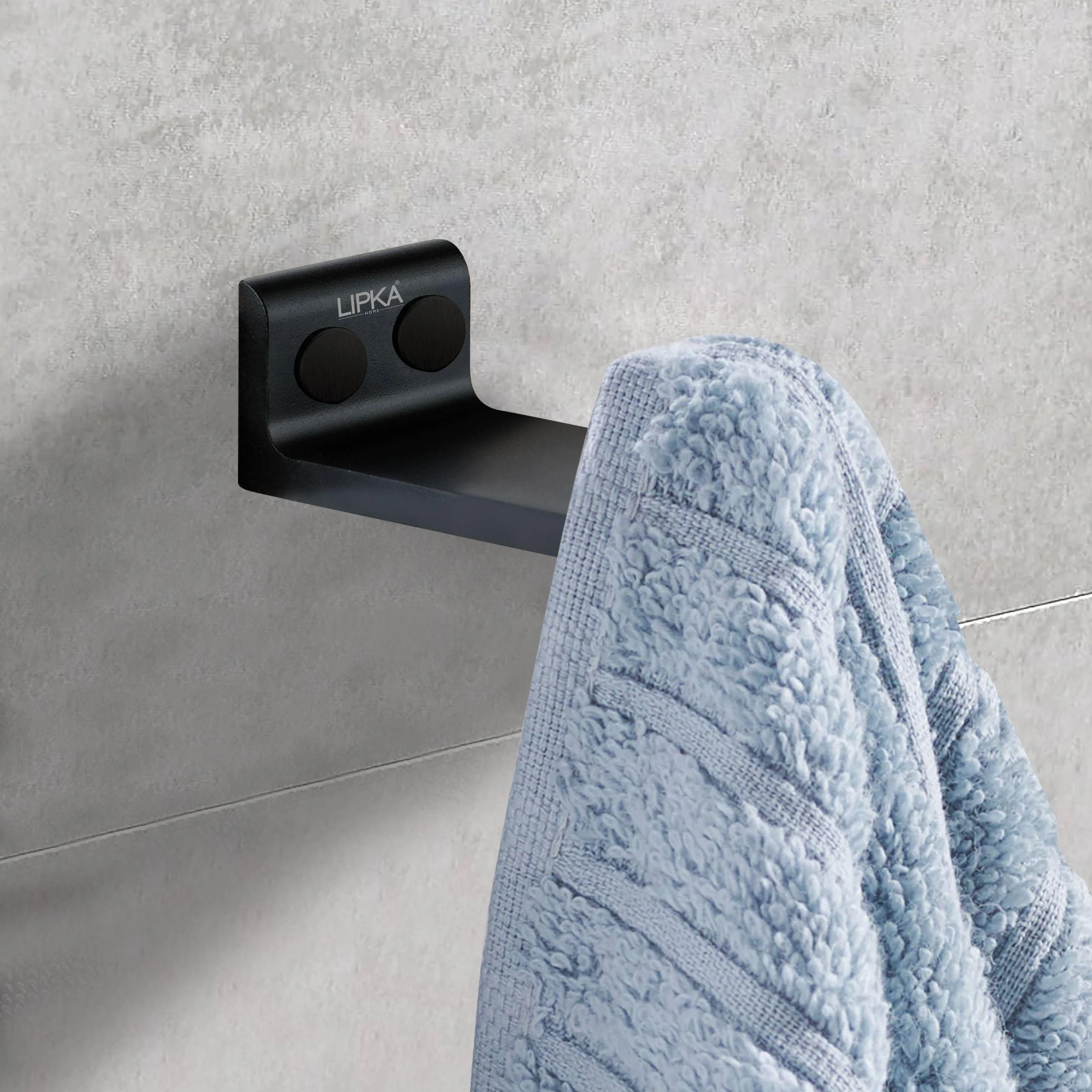 Fire Robe Hook (Space Aluminium) - LIPKA