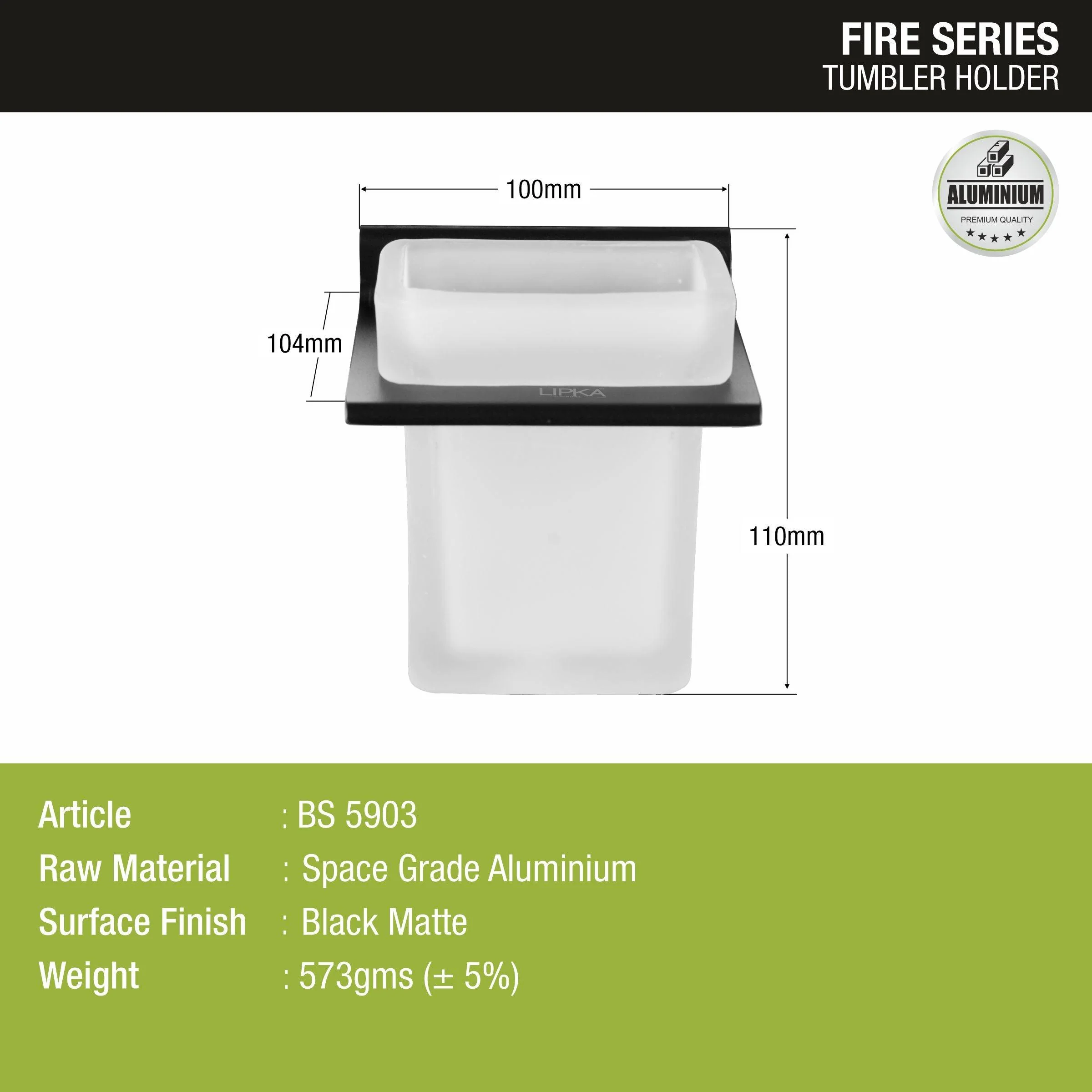 Fire Tumbler Holder (Space Aluminium) - LIPKA - Image 3