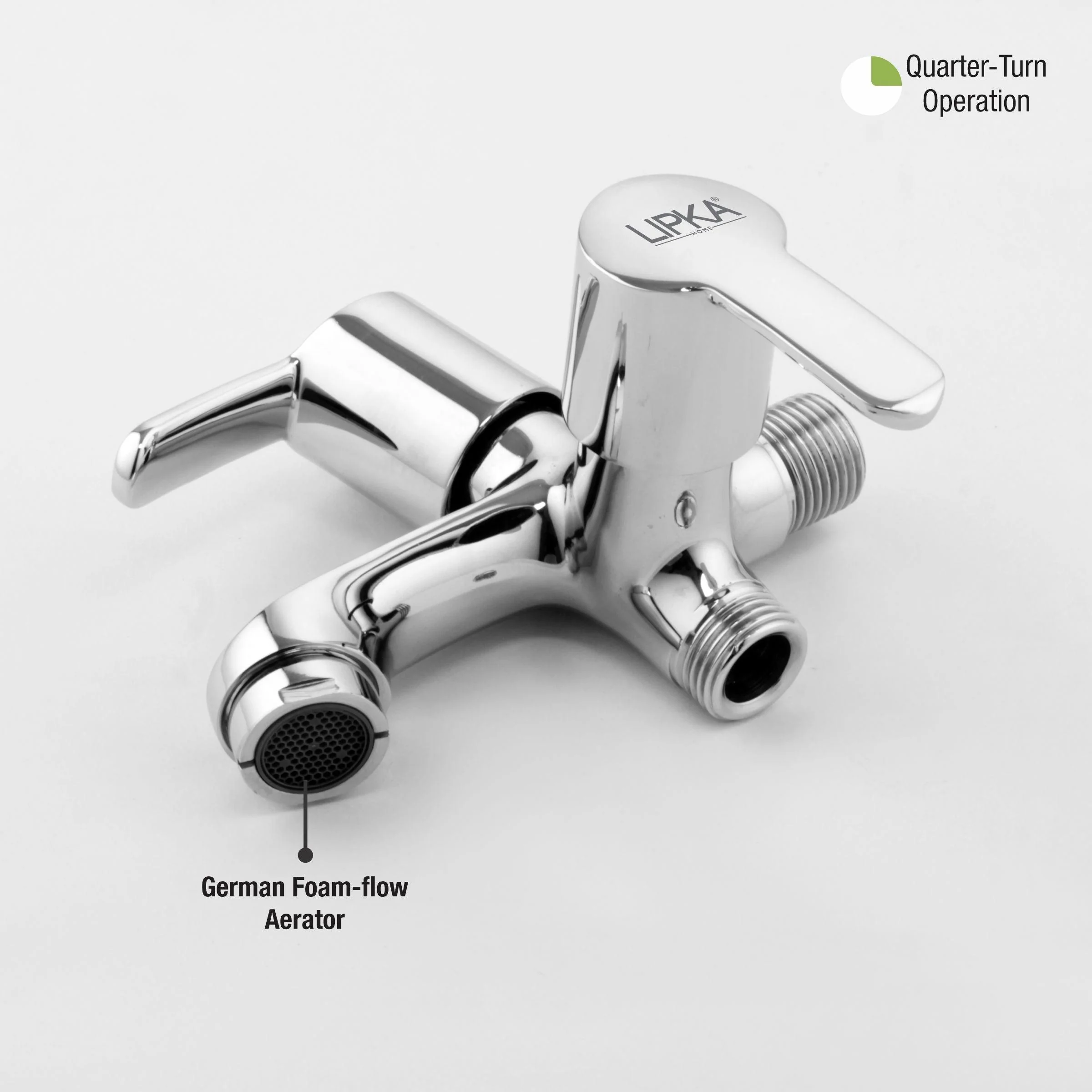 Frenk Two Way Bib Tap Faucet (Double Handle) - LIPKA - Image 5