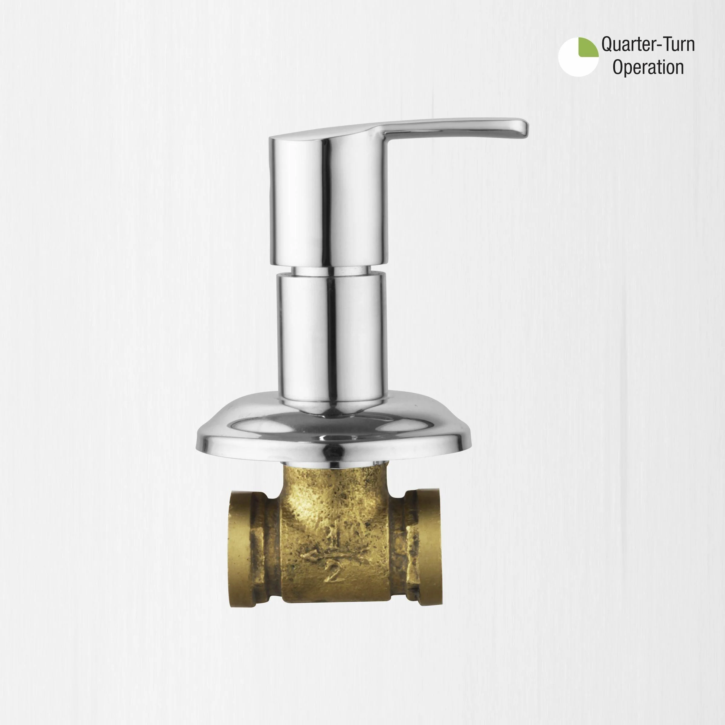 Frenk Concealed Stop Valve (20mm) Brass Faucet - LIPKA - Image 5