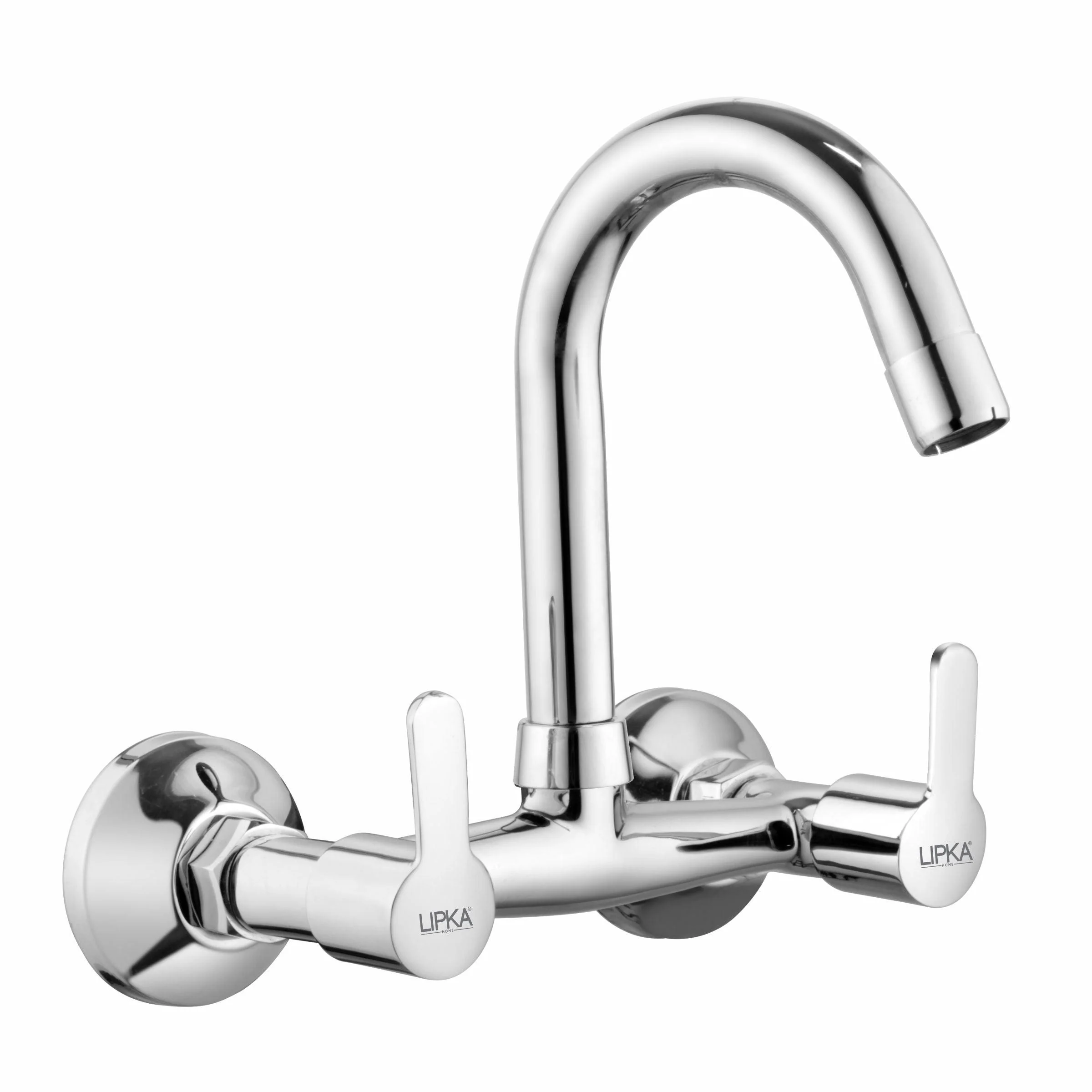 Frenk Sink Mixer Brass Faucet with Round Swivel Spout (12 Inches) - LIPKA