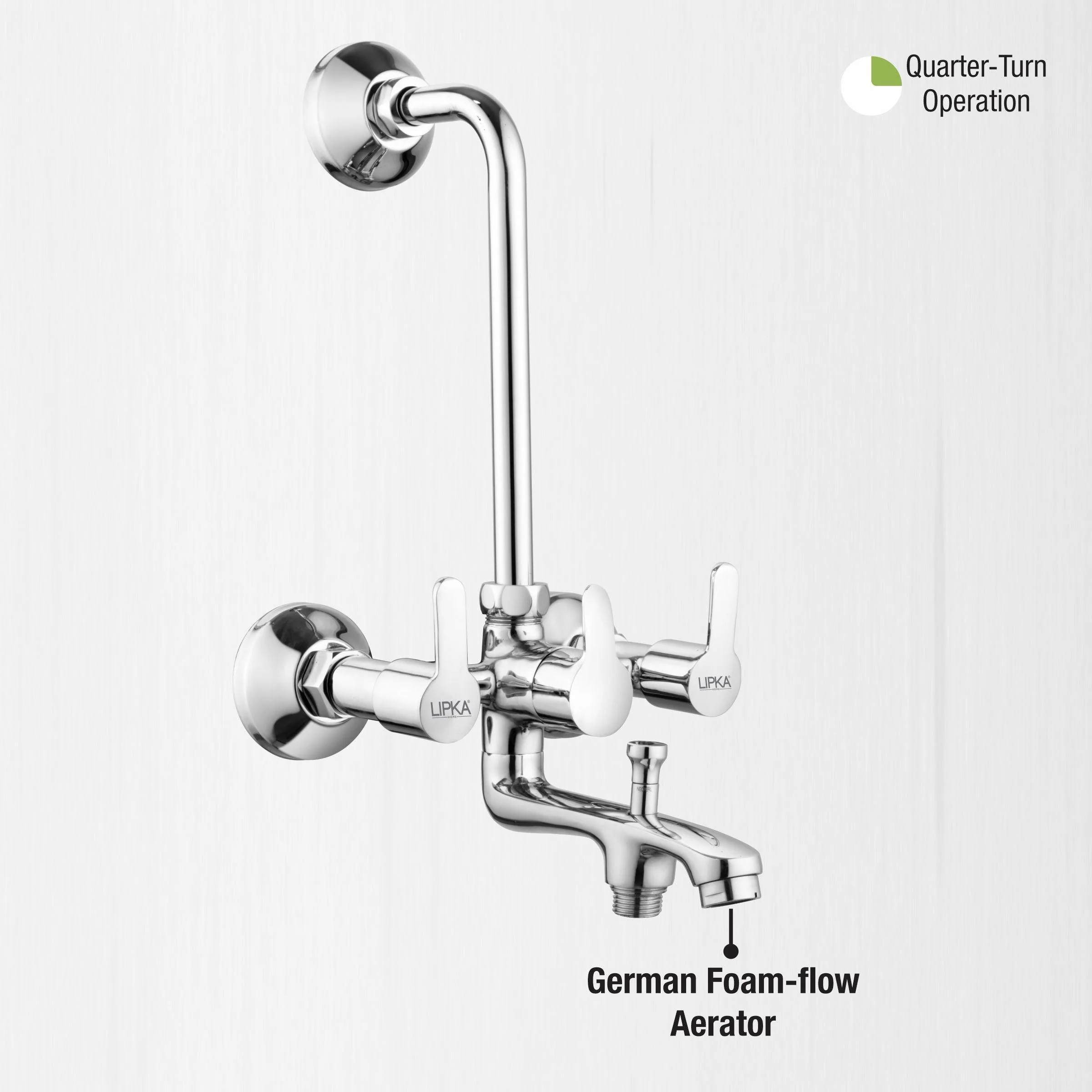 Frenk Wall Mixer 3 in 1 Faucet - LIPKA - Image 5
