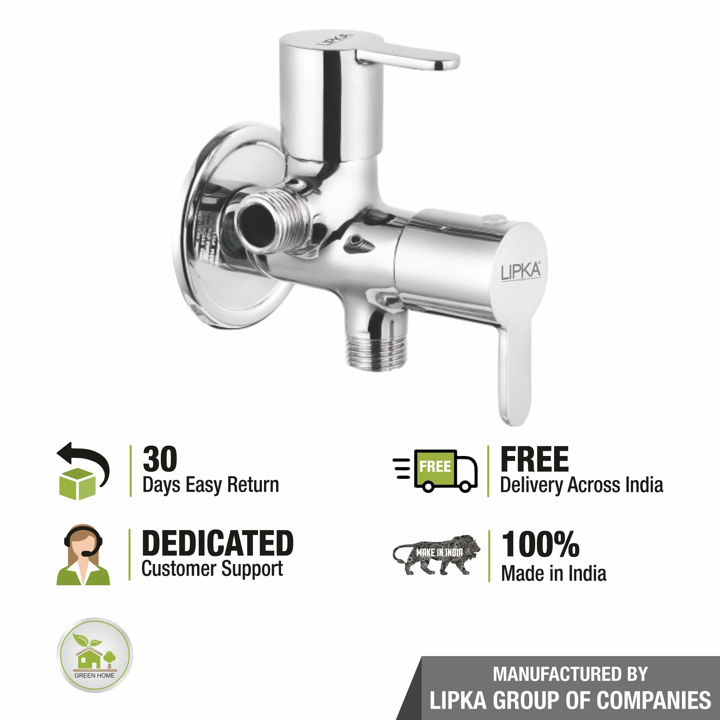 Fusion Two Way Angle Valve Faucet (Double Handle) - LIPKA - Image 5