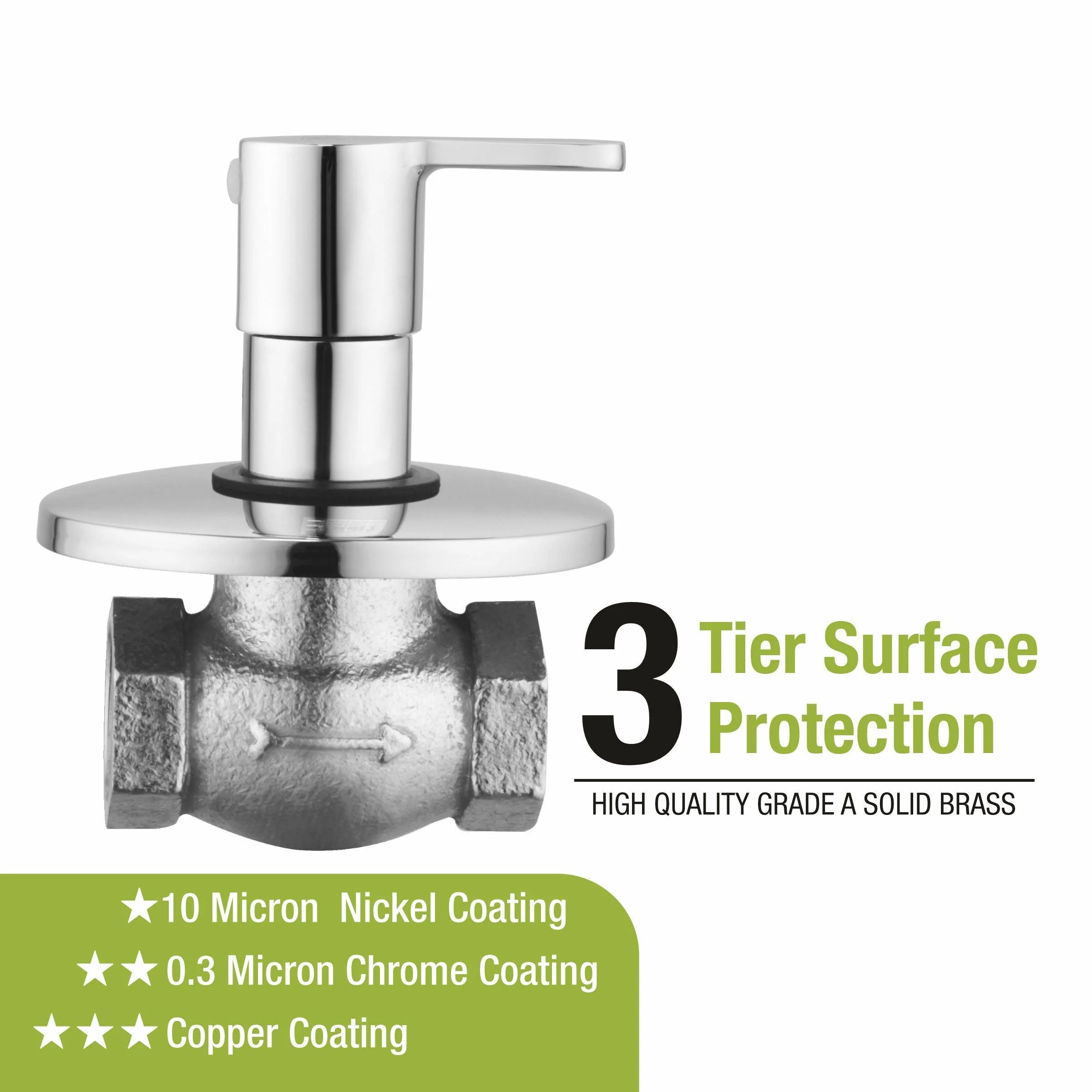 Fusion Flush Valve 25mm Brass Faucet - LIPKA - Image 4