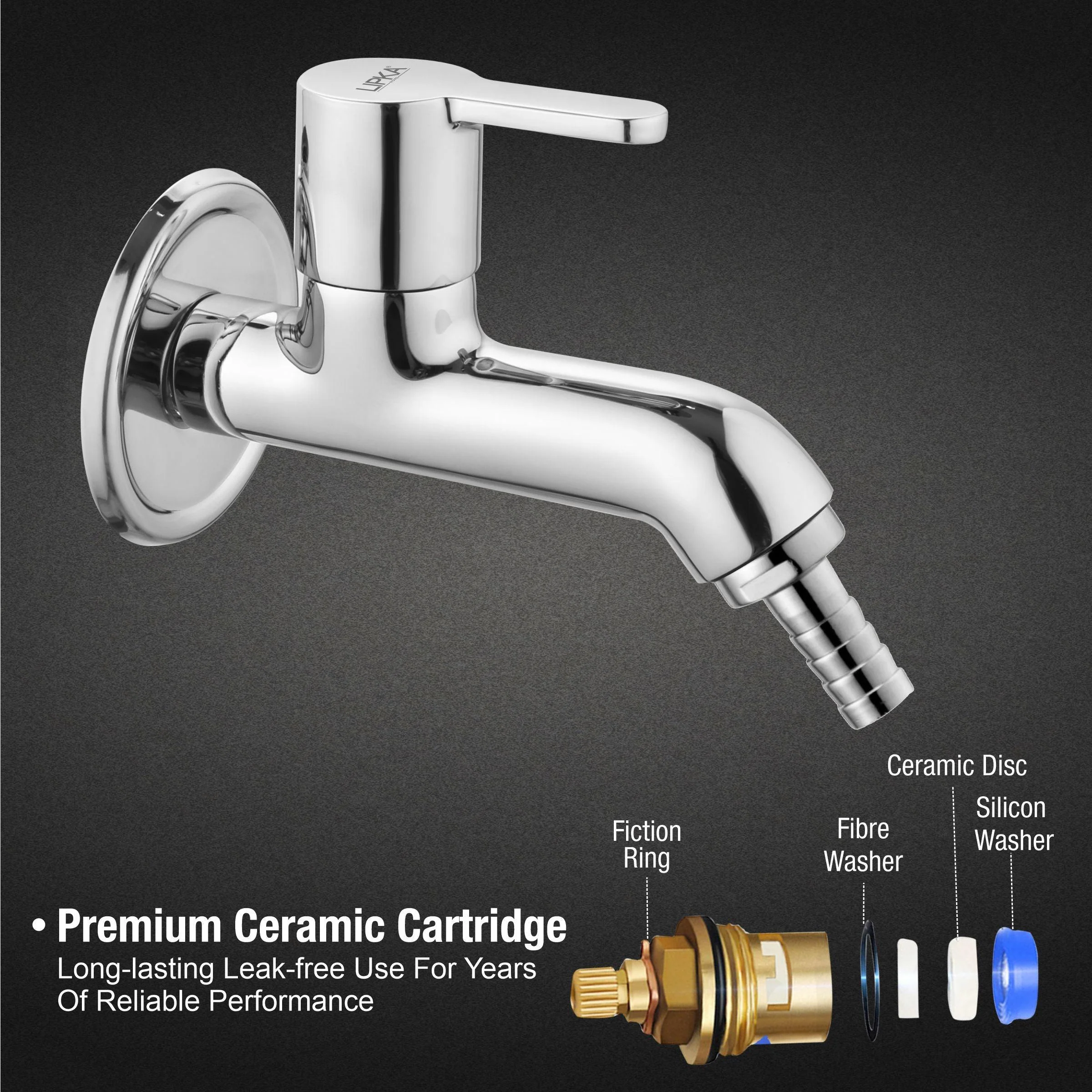 Fusion Nozzle Bib Tap Brass Faucet - LIPKA - Image 3