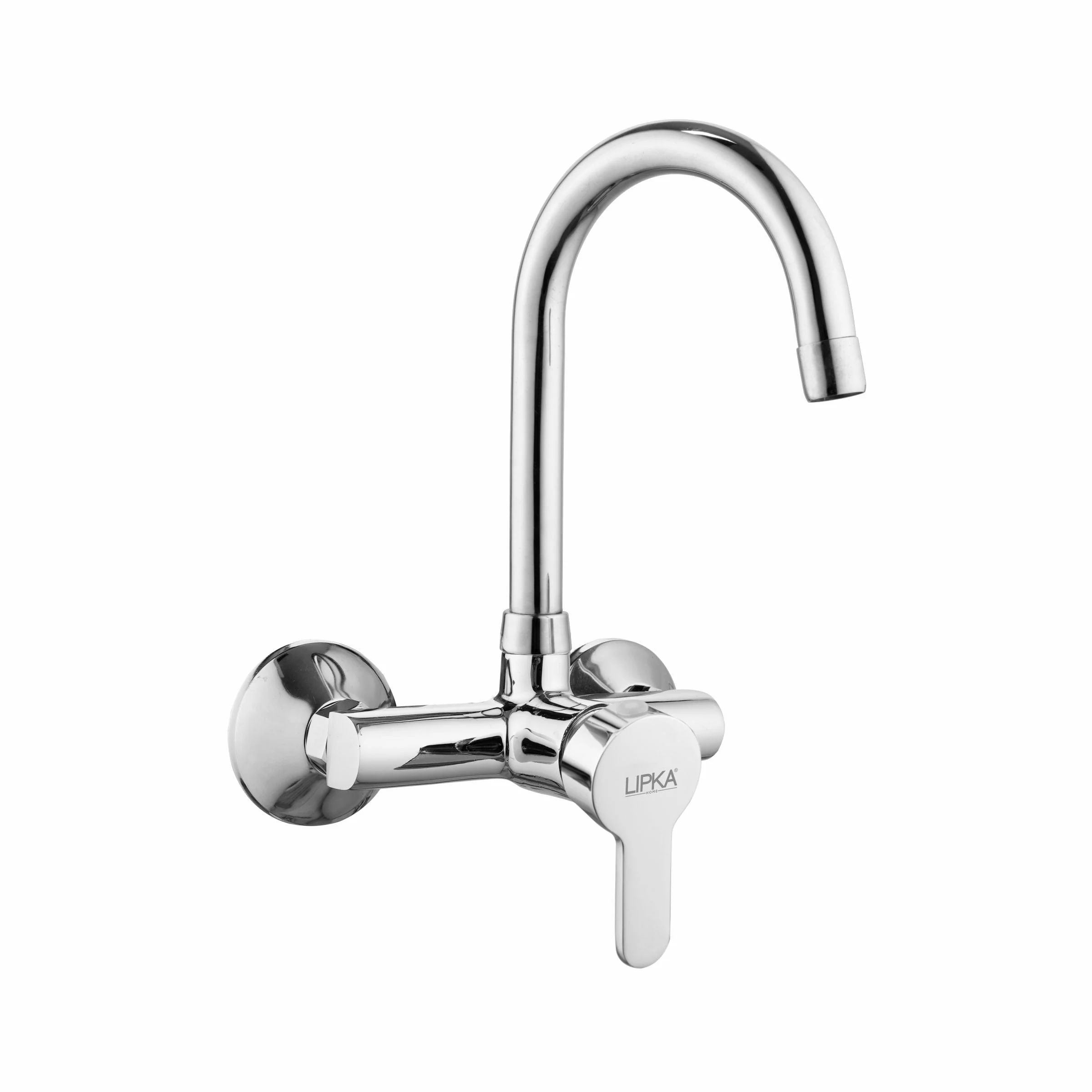 Fusion Single Lever Sink Mixer with Swivel Spout (15 Inches) - LIPKA