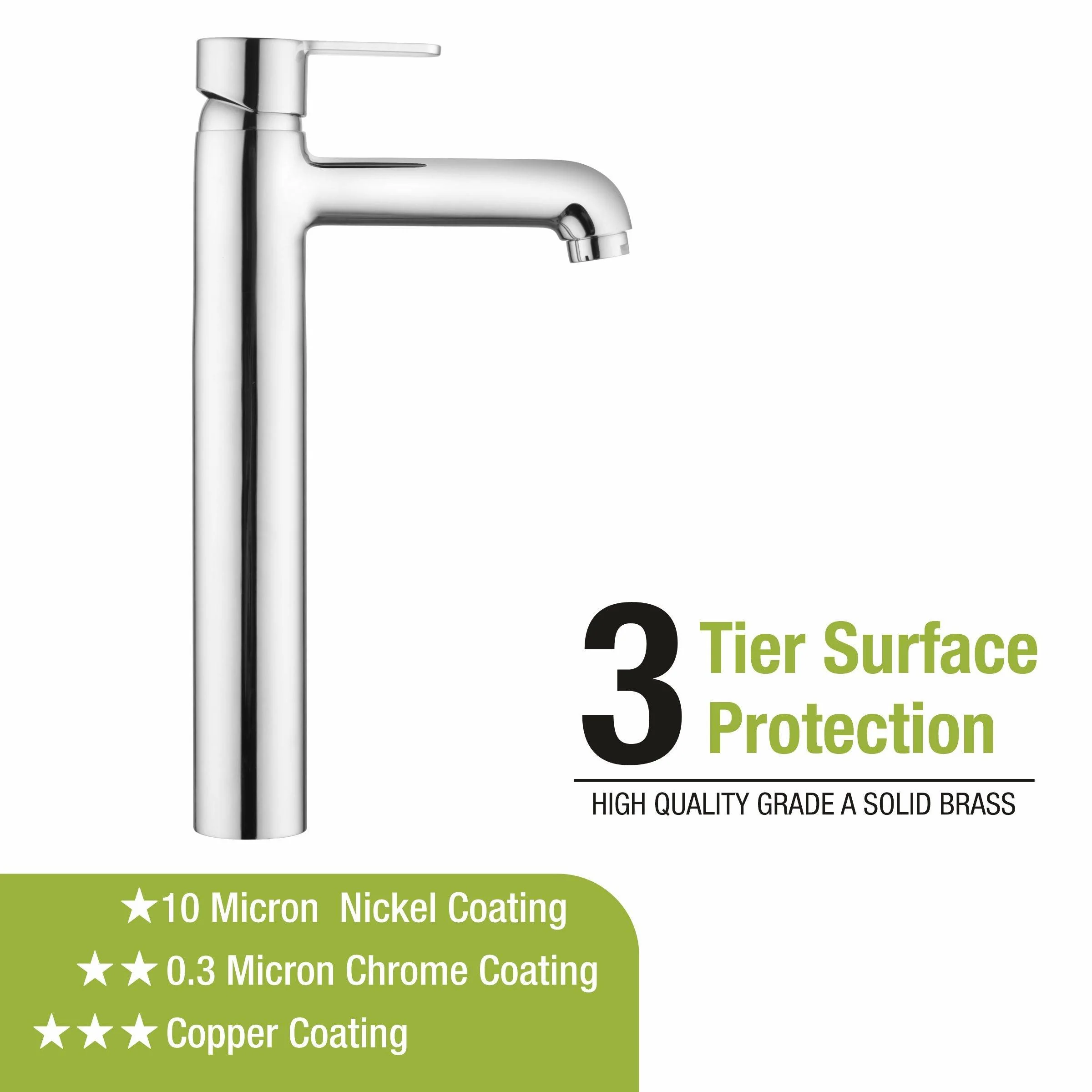 Fusion Single Lever Tall Body Basin Mixer Faucet - LIPKA - Image 4