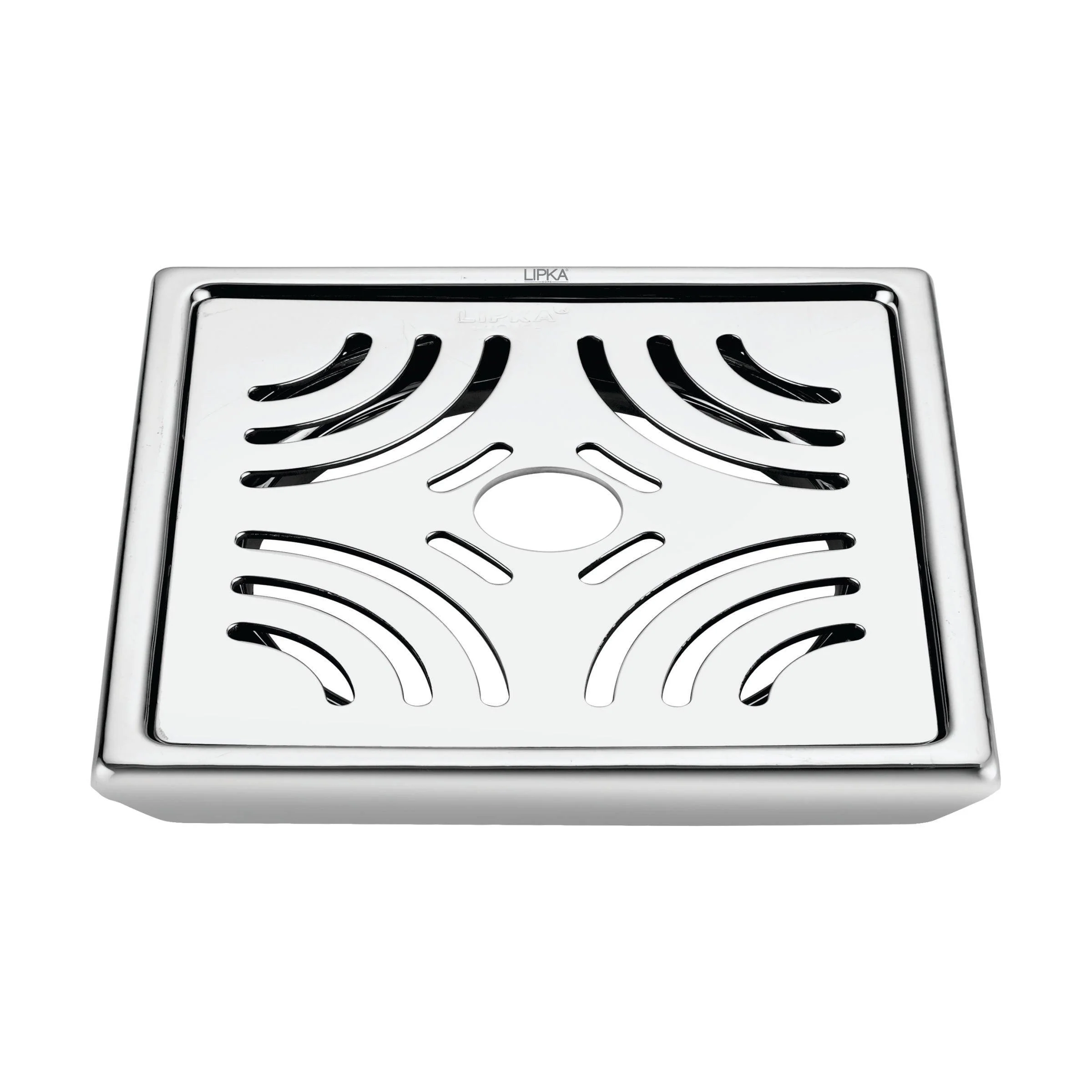 Gamma Deluxe Square Floor Drain (6 x 6 Inches) with Hole - LIPKA