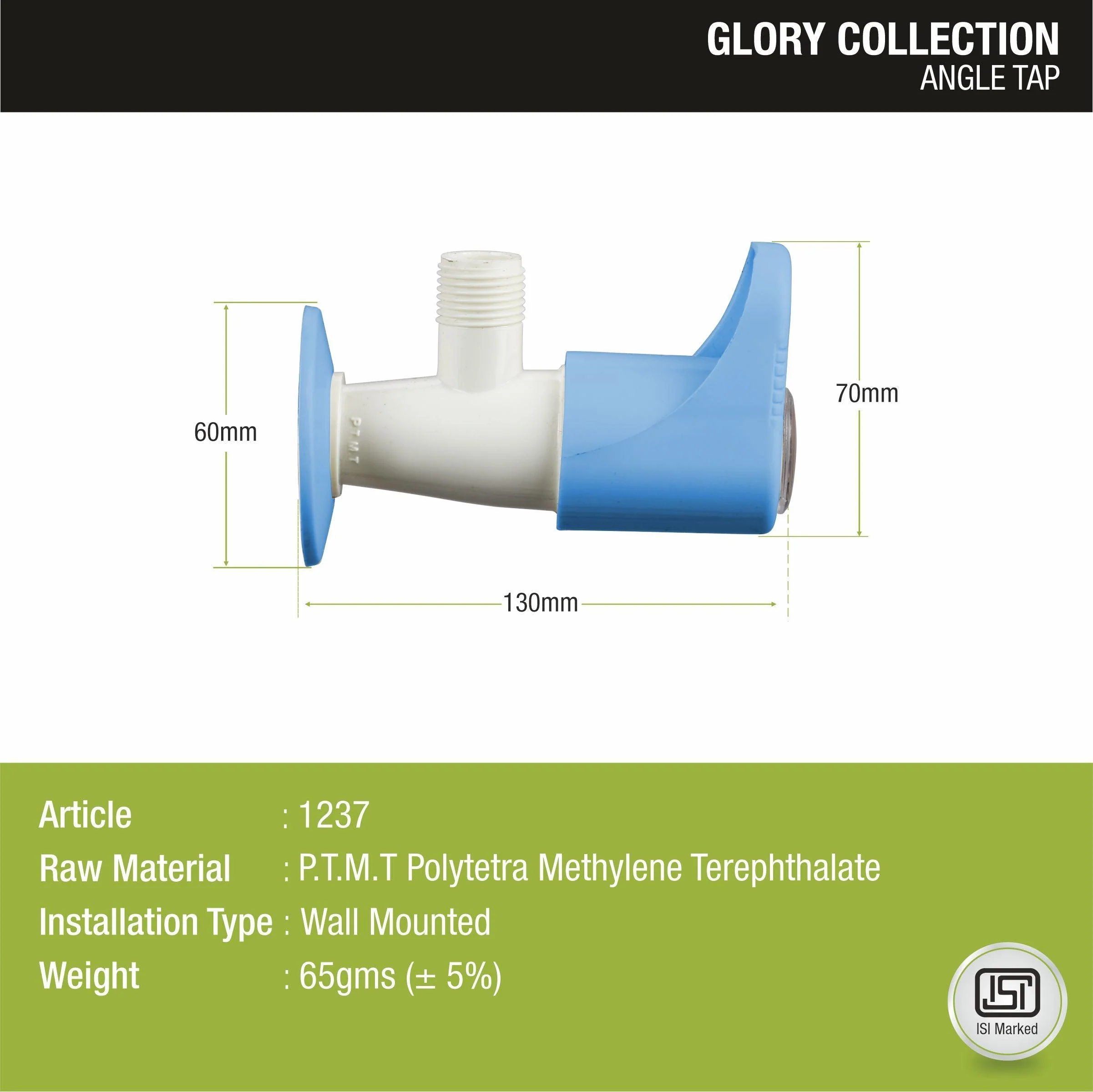 Glory Angle Valve PTMT Faucet - LIPKA - Image 2
