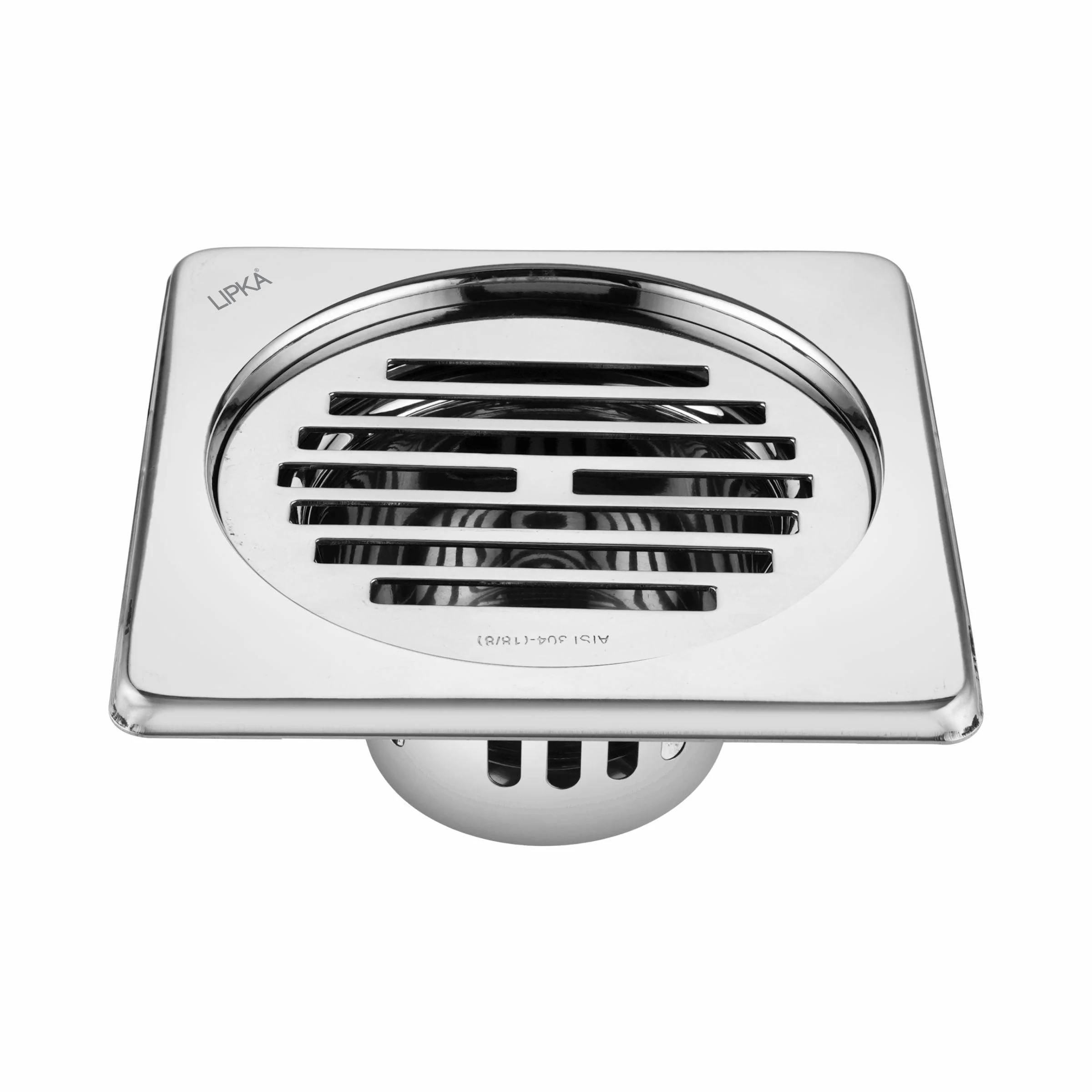 Golden Classic Jali Square Floor Drain (6 x 6 Inches) with Coockroach Trap - LIPKA