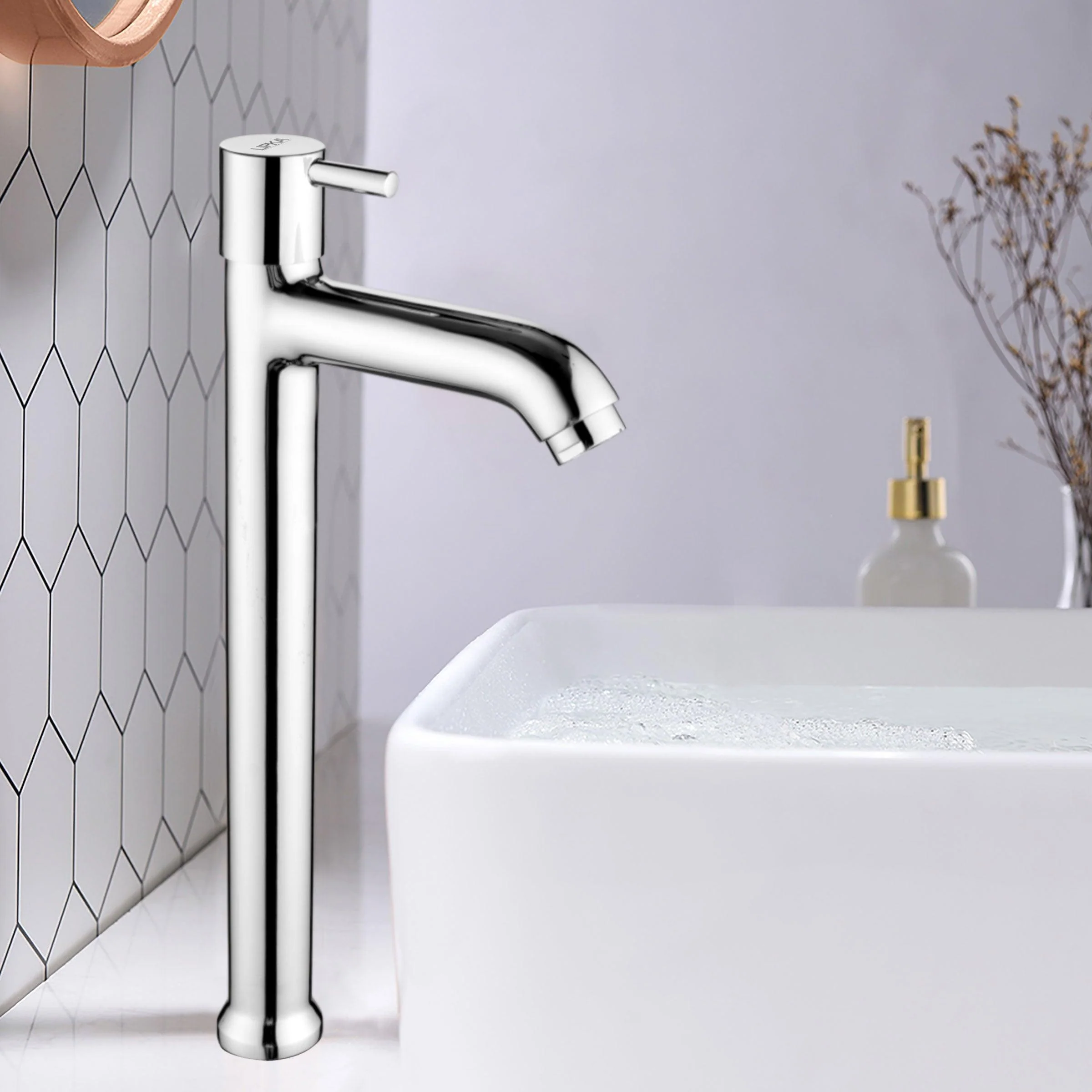 Kyron Tall Body Pillar Tap Faucet- LIPKA - Image 6