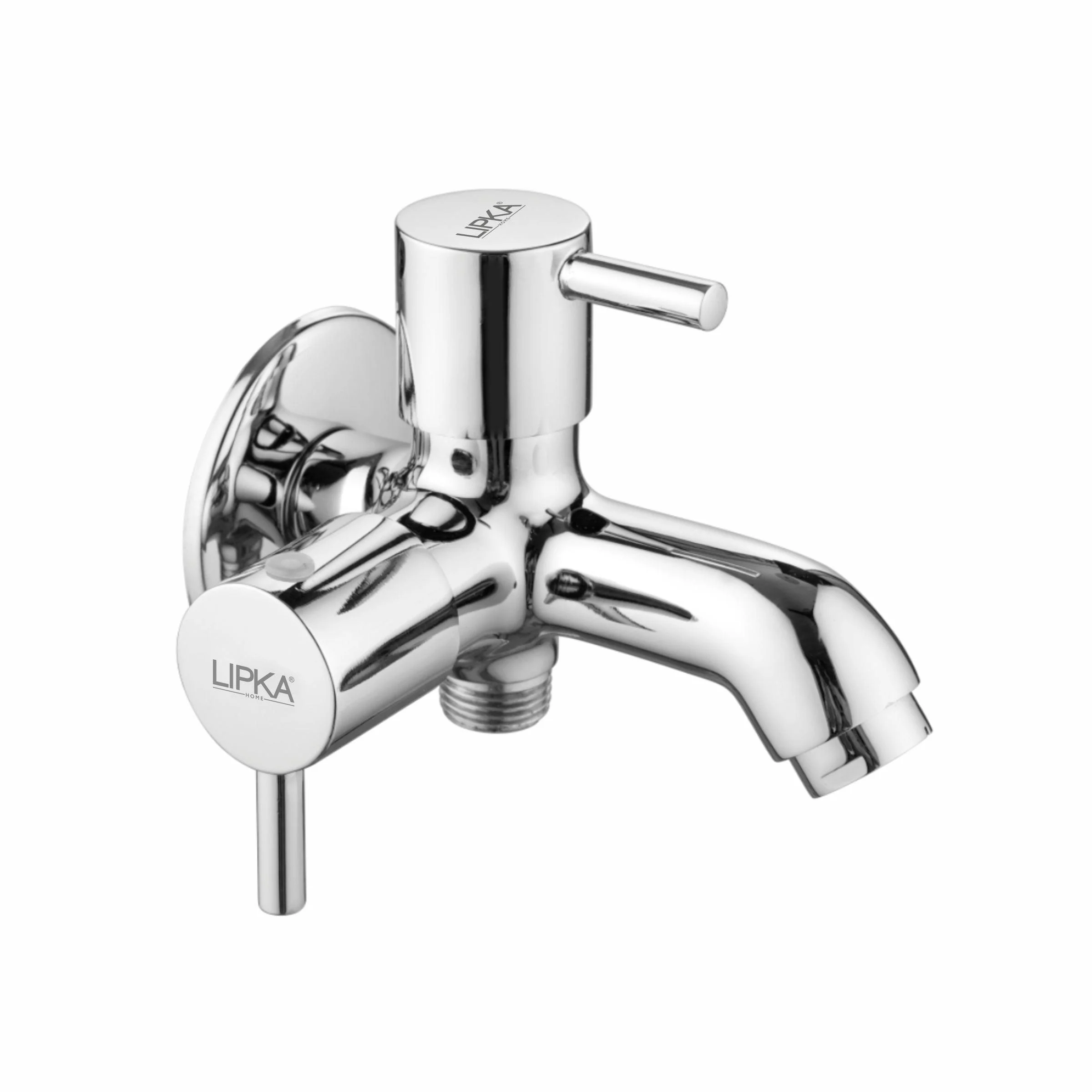 Kyron Two Way Bib Tap Brass Faucet (Double Handle) - LIPKA