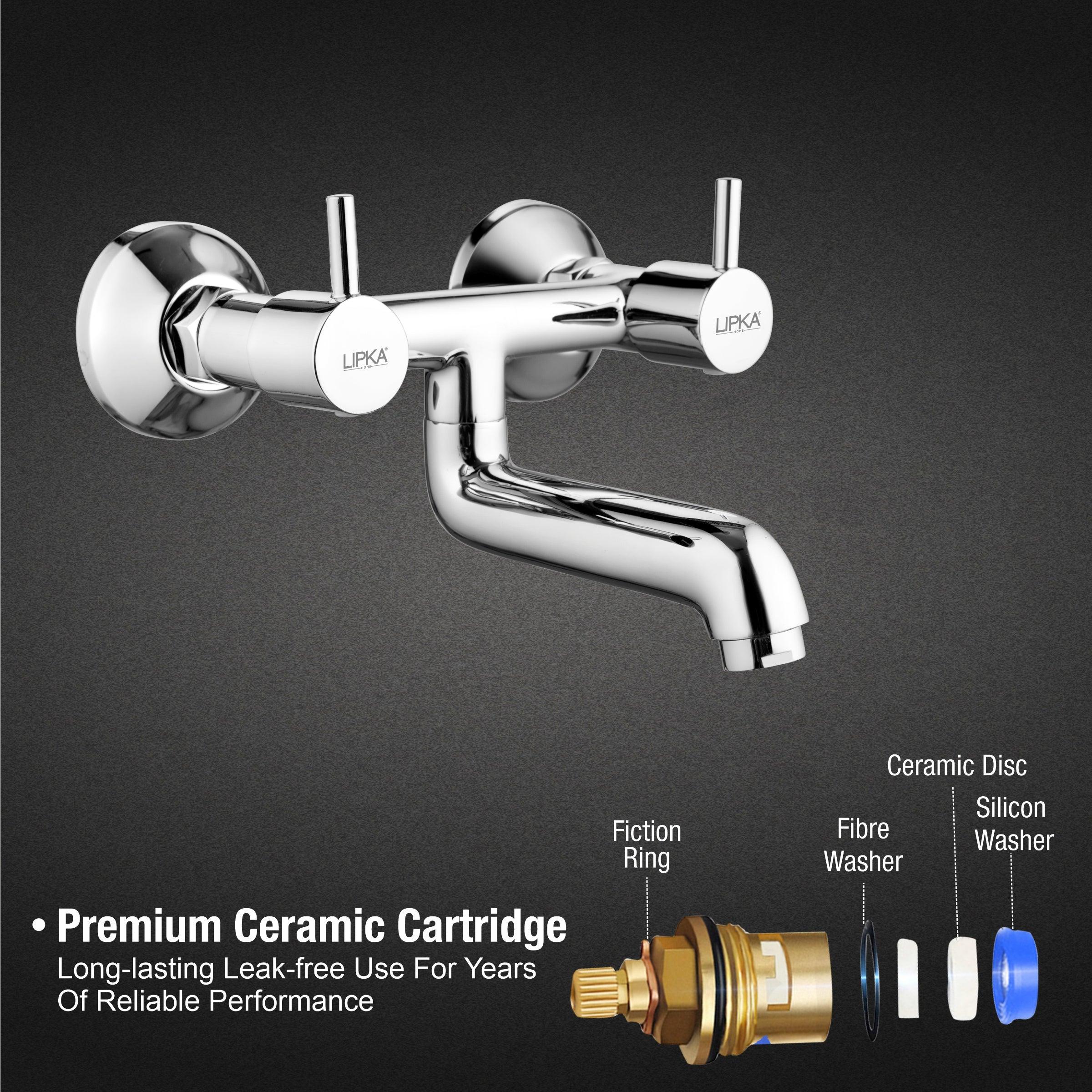 Kyron Wall MIxer Brass Faucet - LIPKA - Image 3