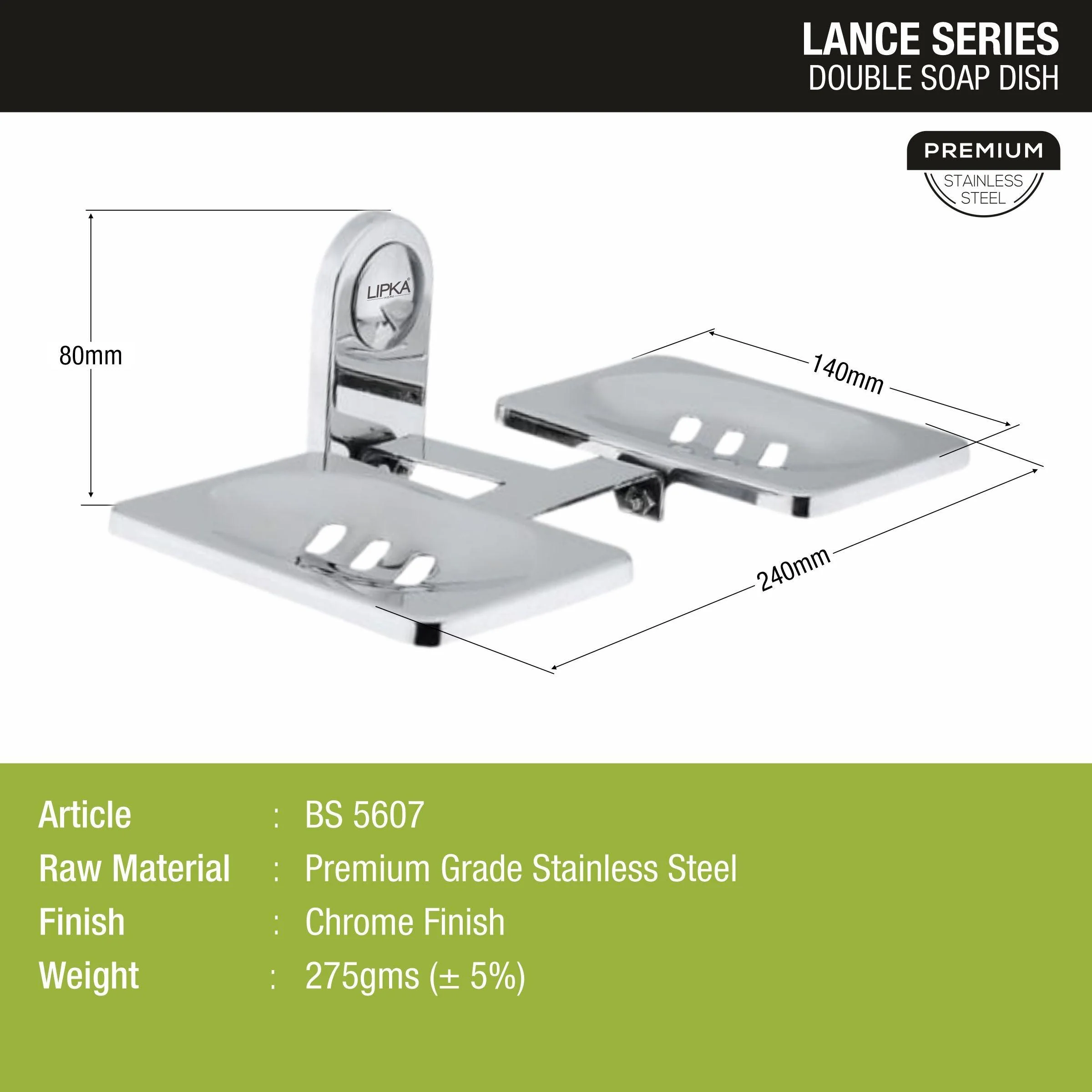 Lance Double Soap Dish - LIPKA - Image 3