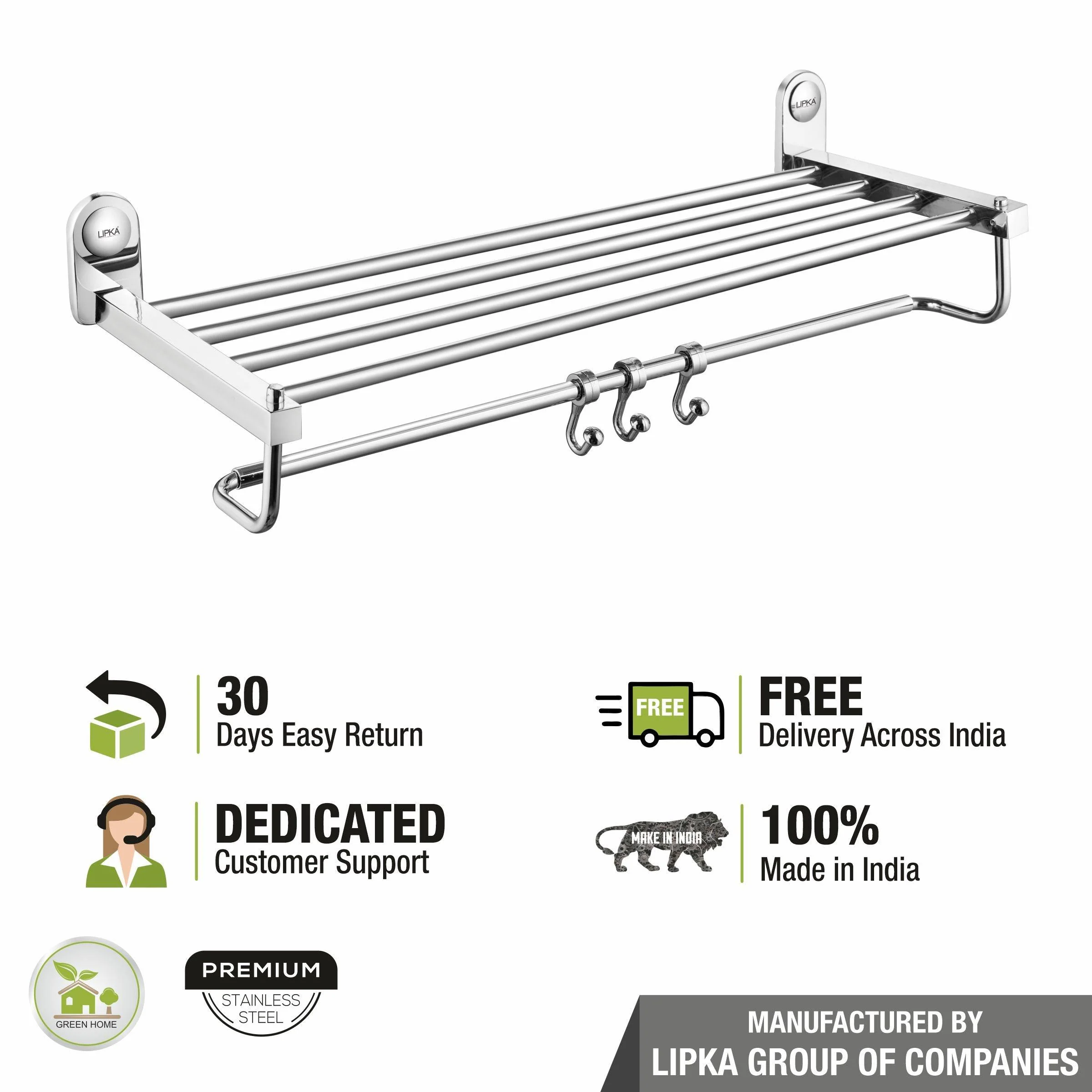 Lance Towel Rack  (24 Inches) - LIPKA - Image 5