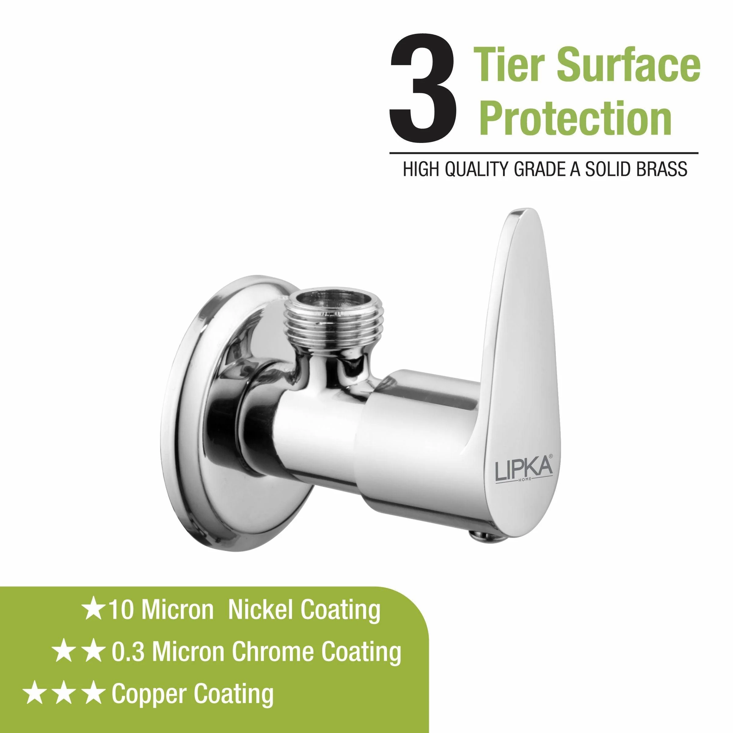 Lava Angle Valve Brass Faucet - LIPKA - Image 4
