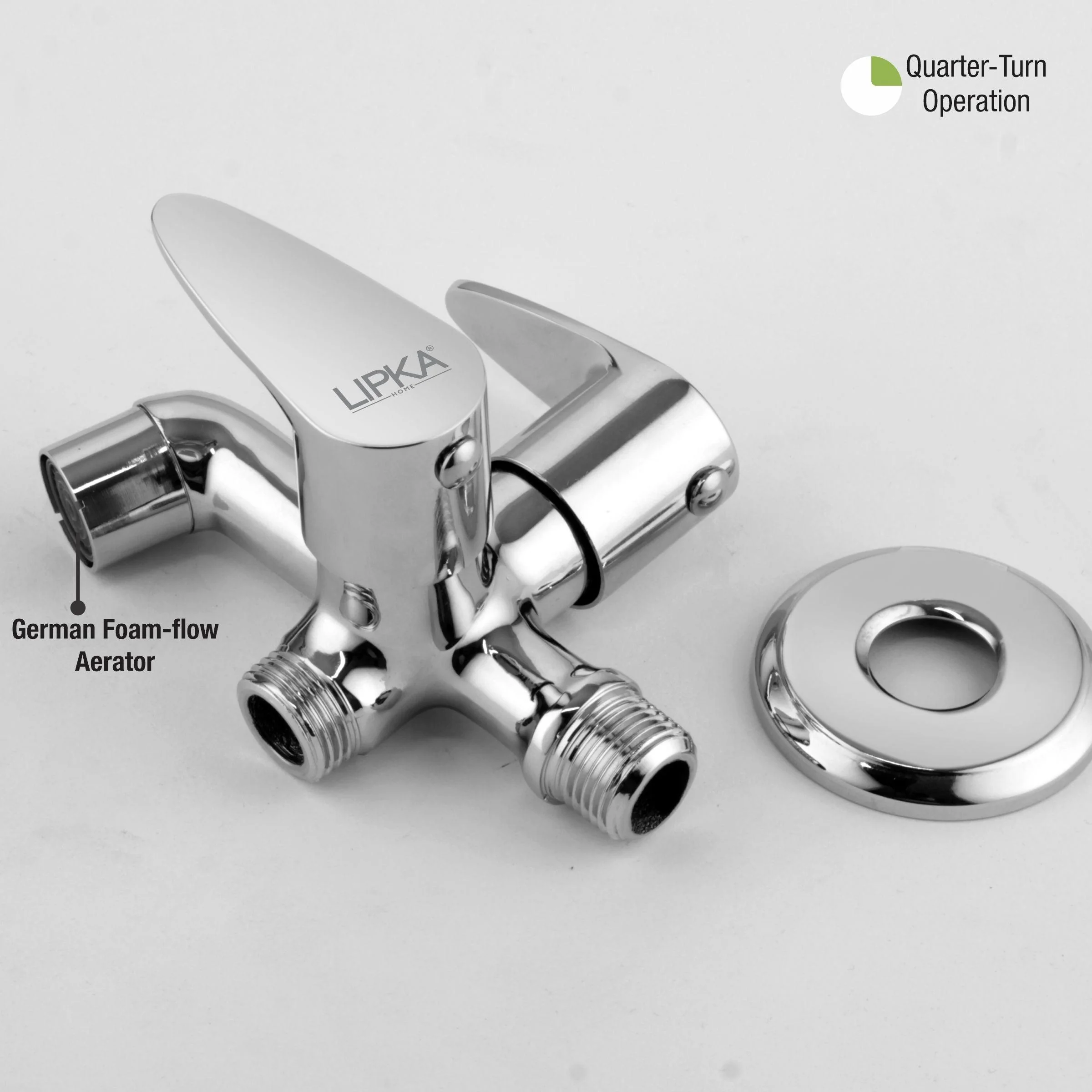 Lava Two Way Bib Tap Brass Faucet (Double Handle) - LIPKA - Image 5