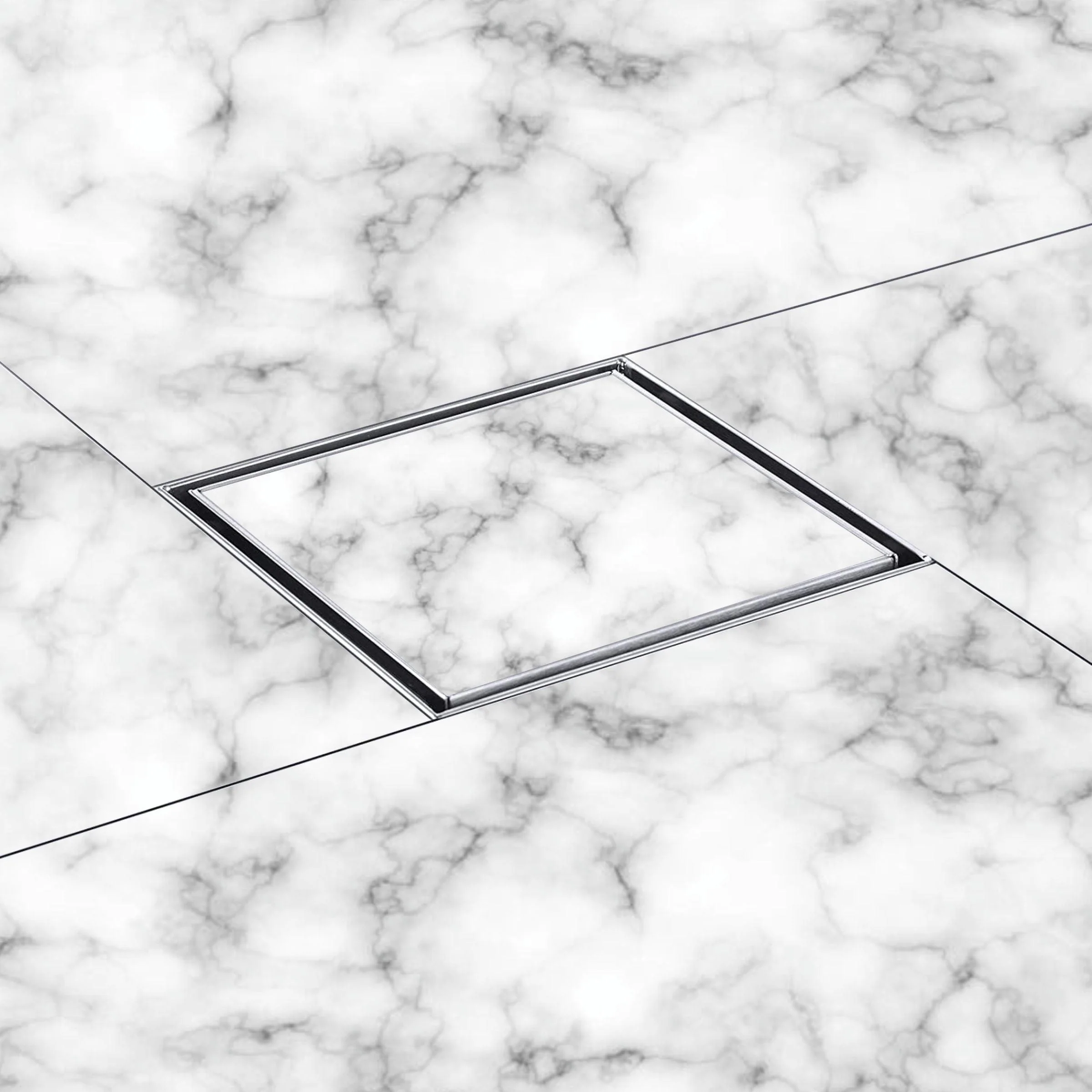 Marble Insert Floor Drain (12 x 12 Inches) - LIPKA - Image 7