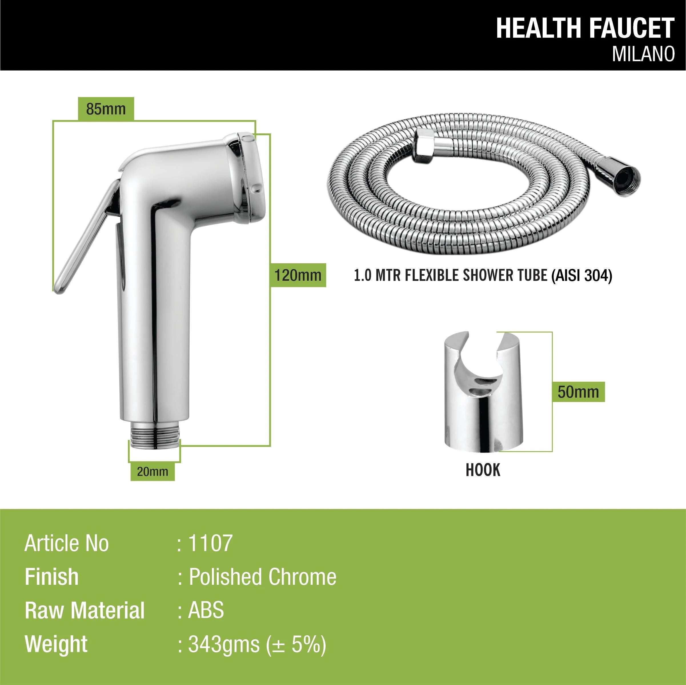 Milano Health Faucet (Complete Set) - LIPKA - Image 3
