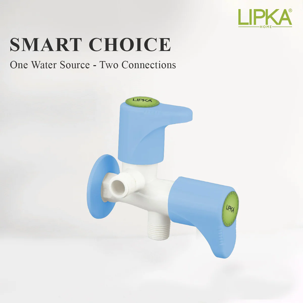 Nobel Two Way Angle Valve PTMT Faucet (Double Handle) - LIPKA - Image 6