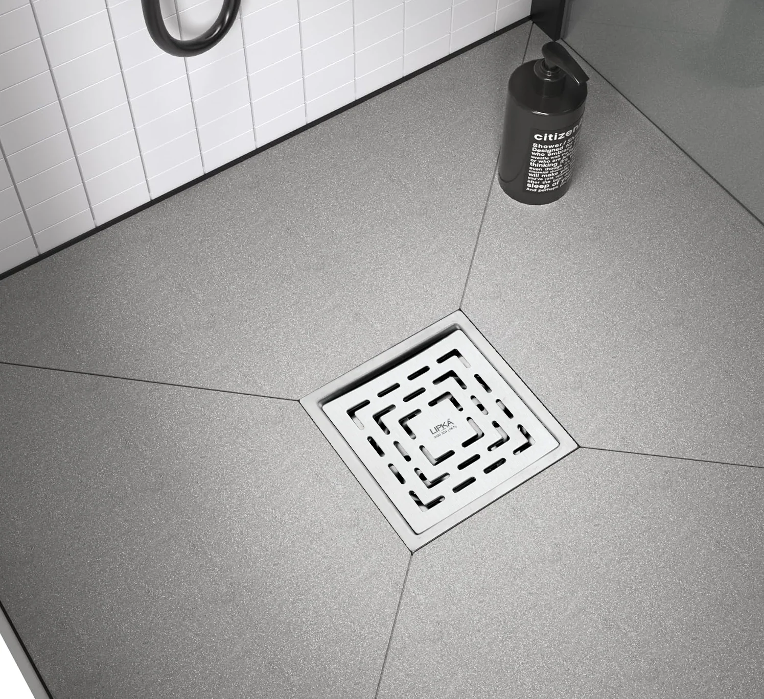 Orange Exclusive Square Flat Cut Floor Drain (5 x 5 Inches) - LIPKA - Image 2